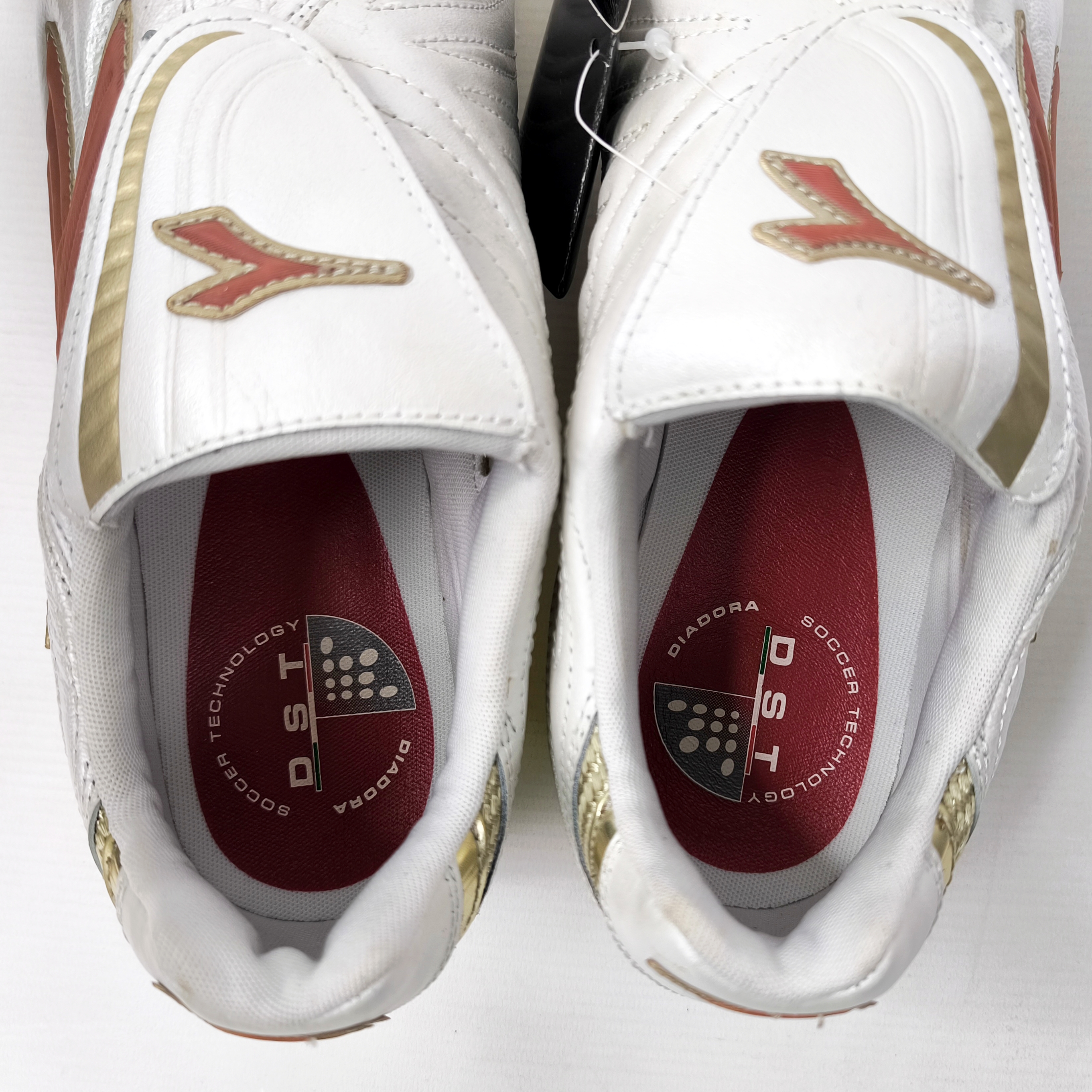 Diadora Maximus K RTX 14 Fussball Schuhe EUR 46 / UK 11.5 silber 145229 K-Leder