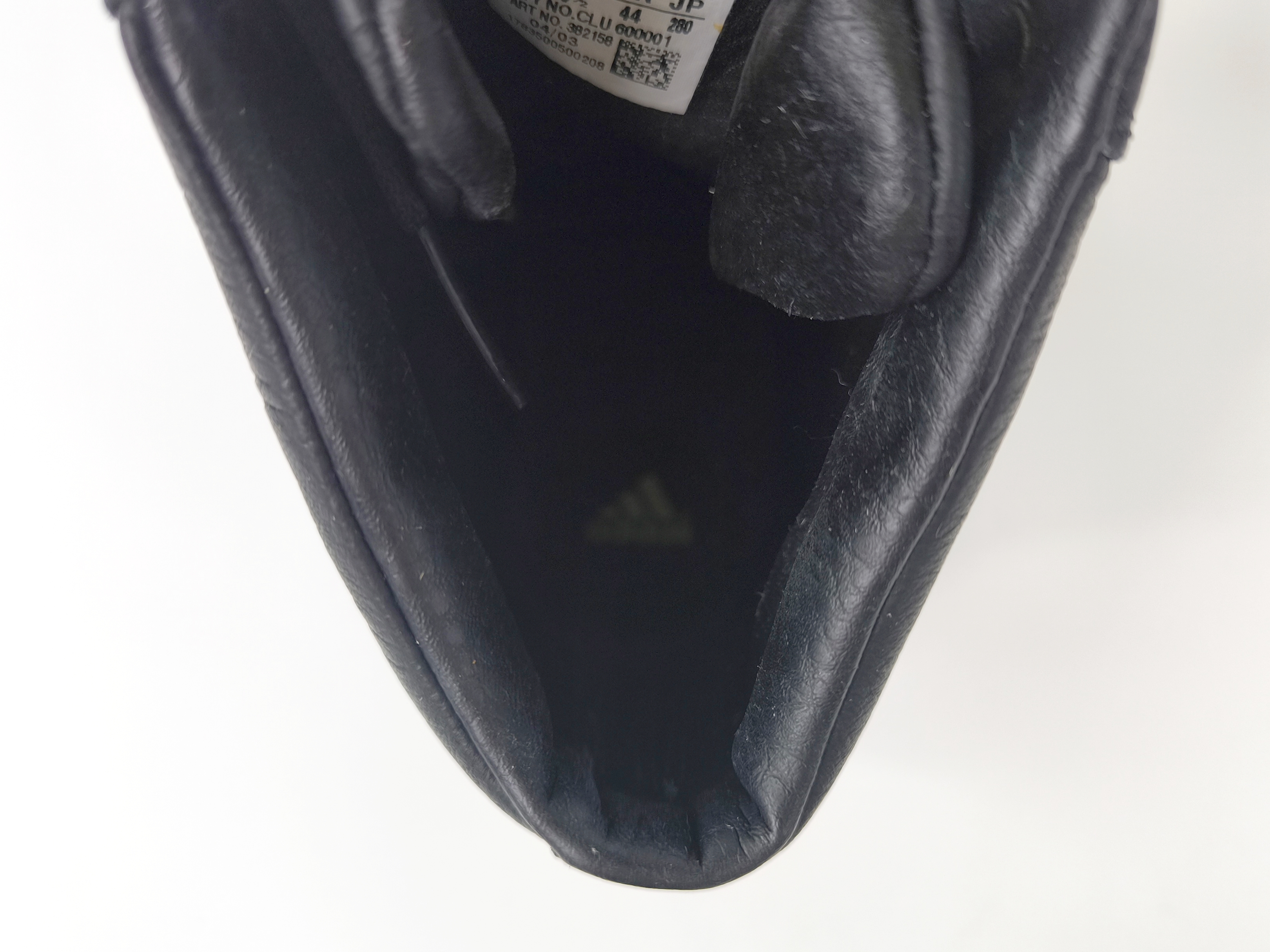 adidas Prajna High Schuhe EUR 44 UK 9.5 aus 2003 Leder schwarz 382158 neu