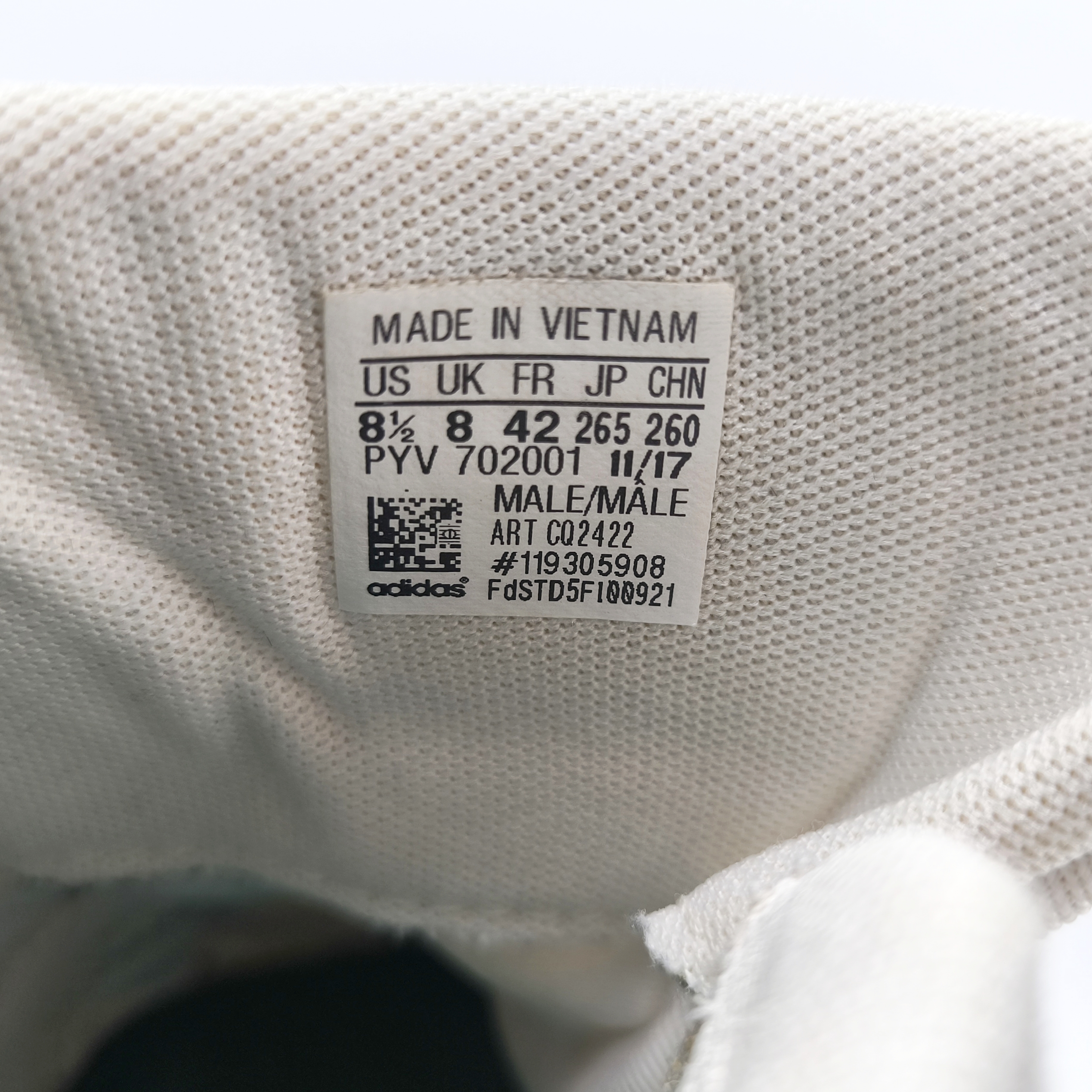 adidas Equipment Support RF Schuhe EUR 42 UK 8 EQT Refined aus 2017 CQ2422