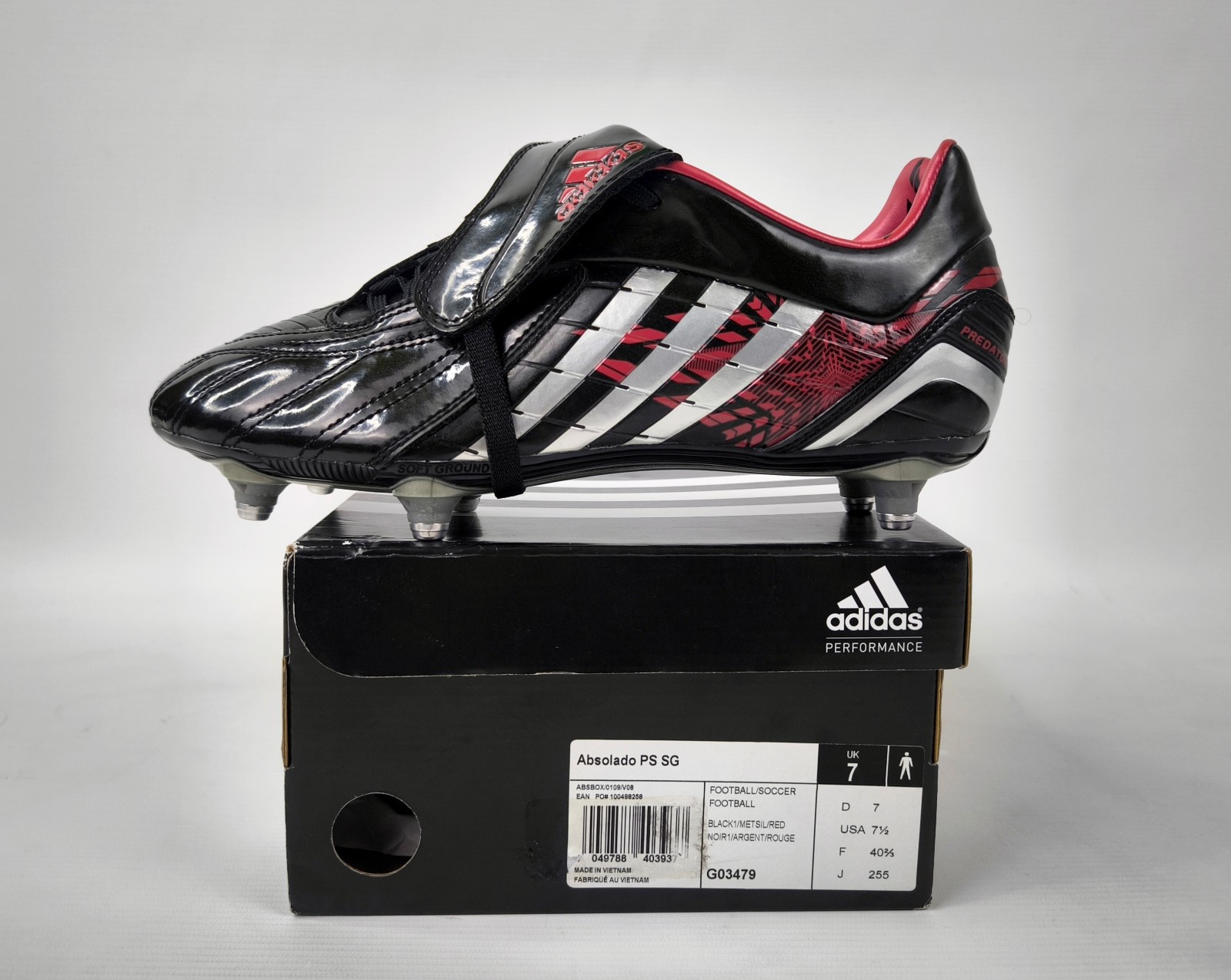 adidas Predator Absolado PS SG 2009 EUR 40 2/3 / UK 7 neu G03479 powerswerve CL