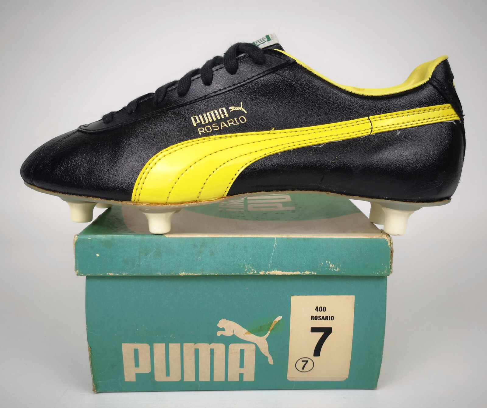 Puma Fussballschuhe Rosario Größe EUR 41 / UK 7 vintage 70er / 80er