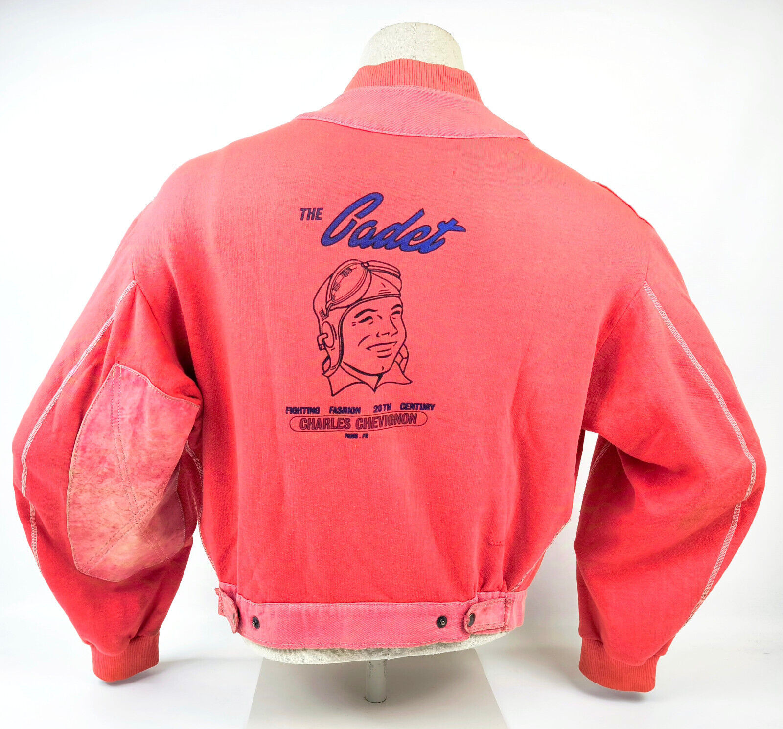 Chevignon Jacke The Cadet rot Gr. L vintage France Made