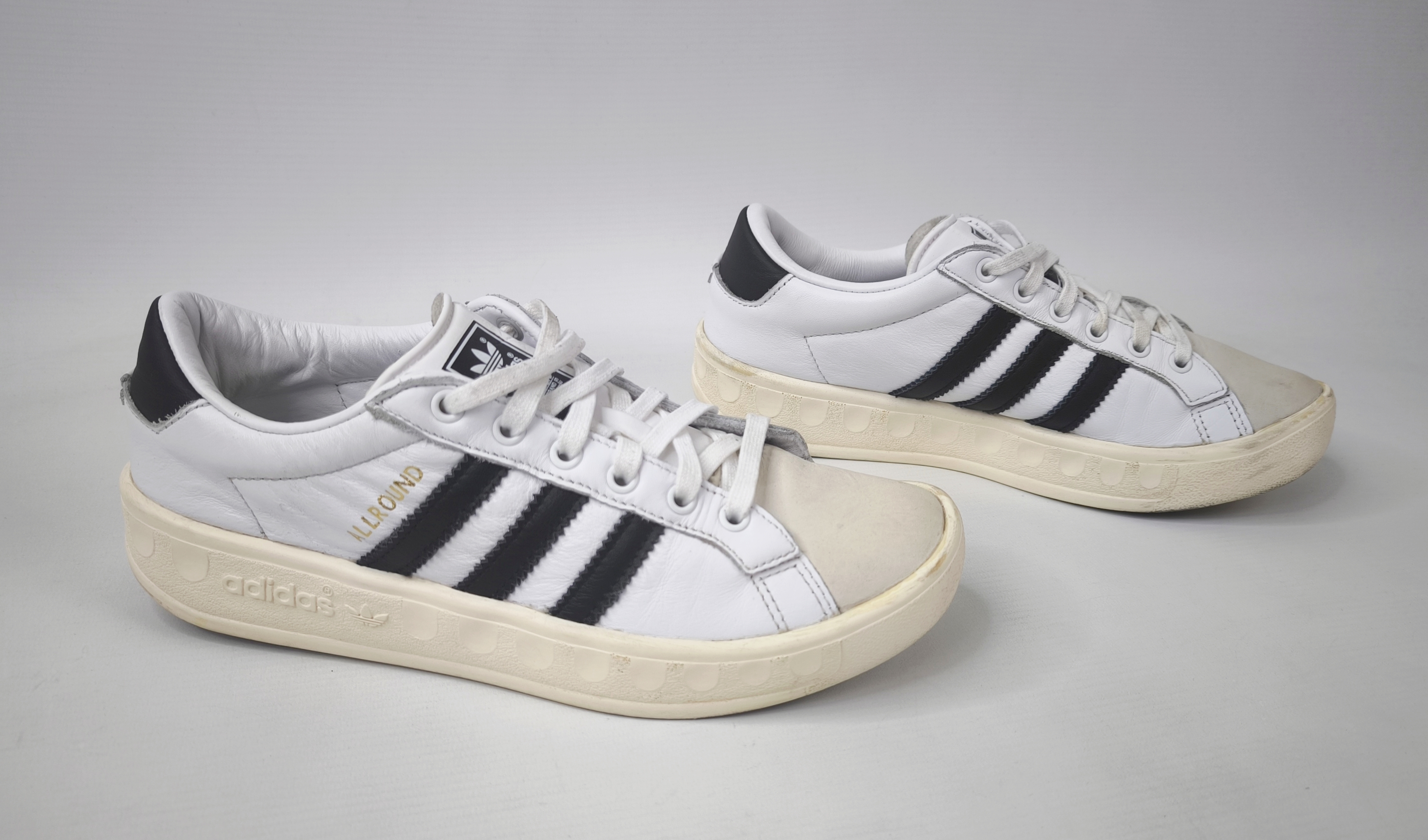 adidas Allround Low Schuhe EUR 38 2/3 - UK 5.5 aus 2017 BY2954 fallen klein aus