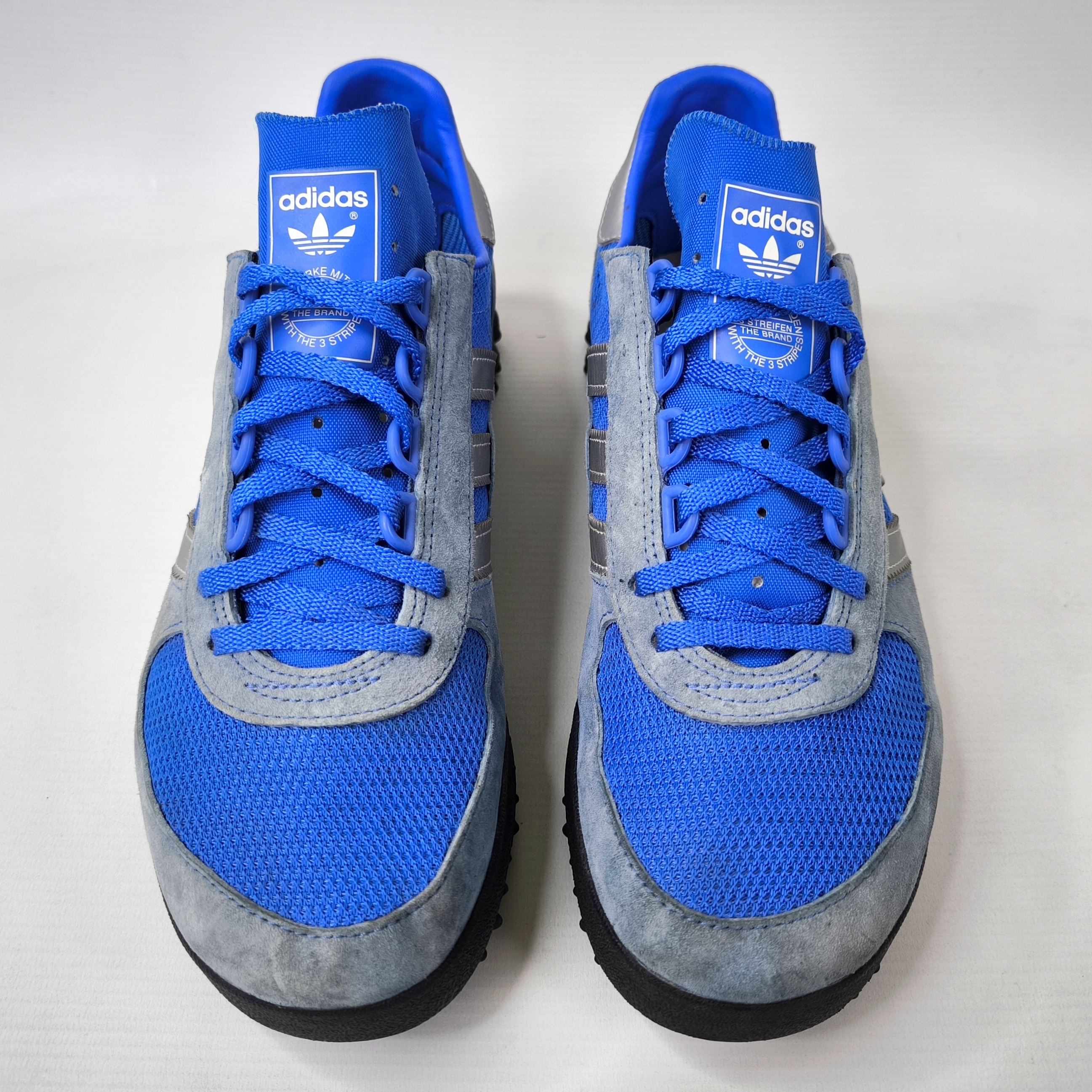 adidas Marathon TR Trainer Schuhe EUR 42 - UK 8 aus 2017 BB6802 blau silber