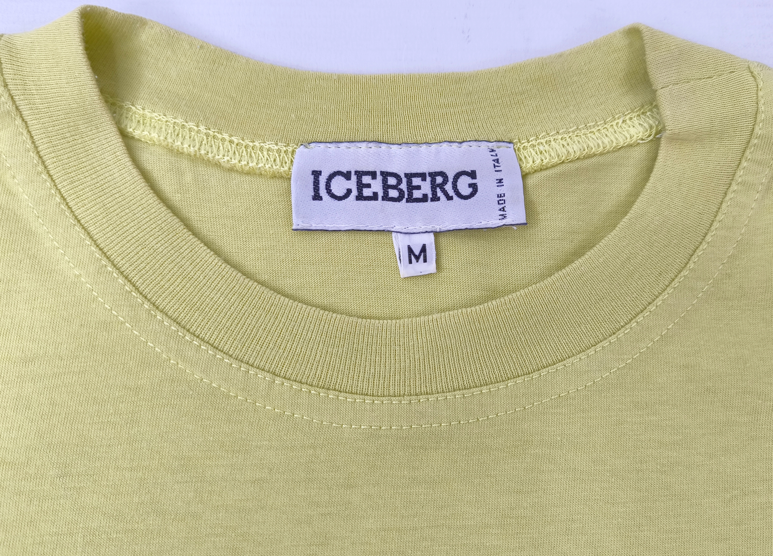 ceberg T-Shirt Balu Dschungelbuch gelb Gr. M (L) Italy vintage 90s