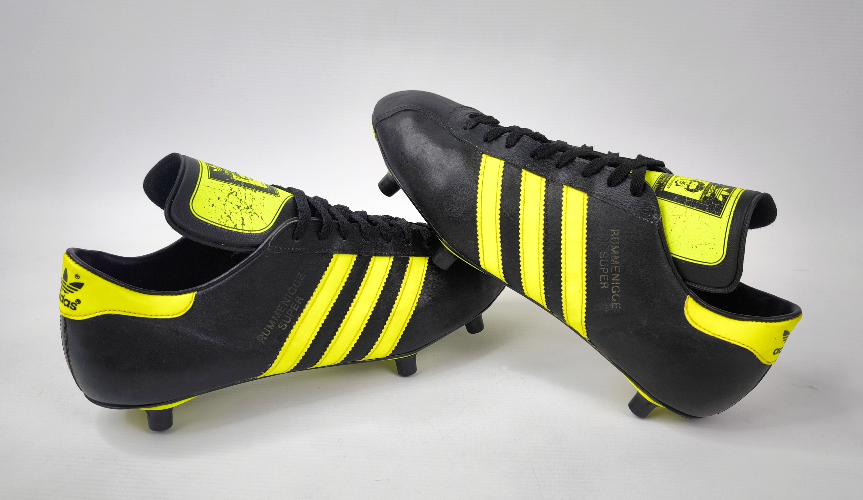 adidas Rummenigge Super Fussball Schuhe EUR 45 1/3 UK 10 West Germany vintage