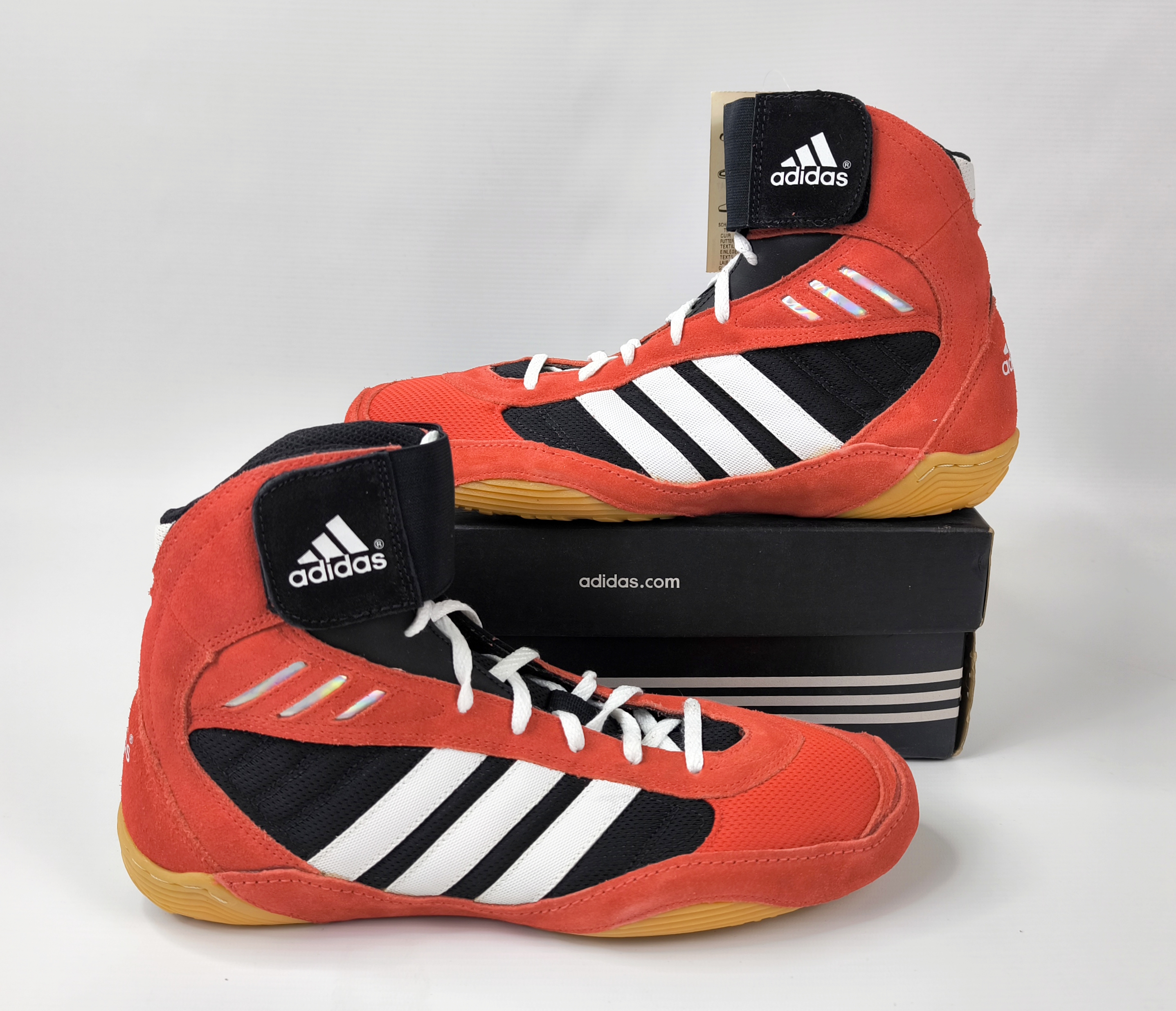 adidas Wrestling Schuhe Pretereo rot 2003 EUR 44 UK 9.5 combat 145947 neu