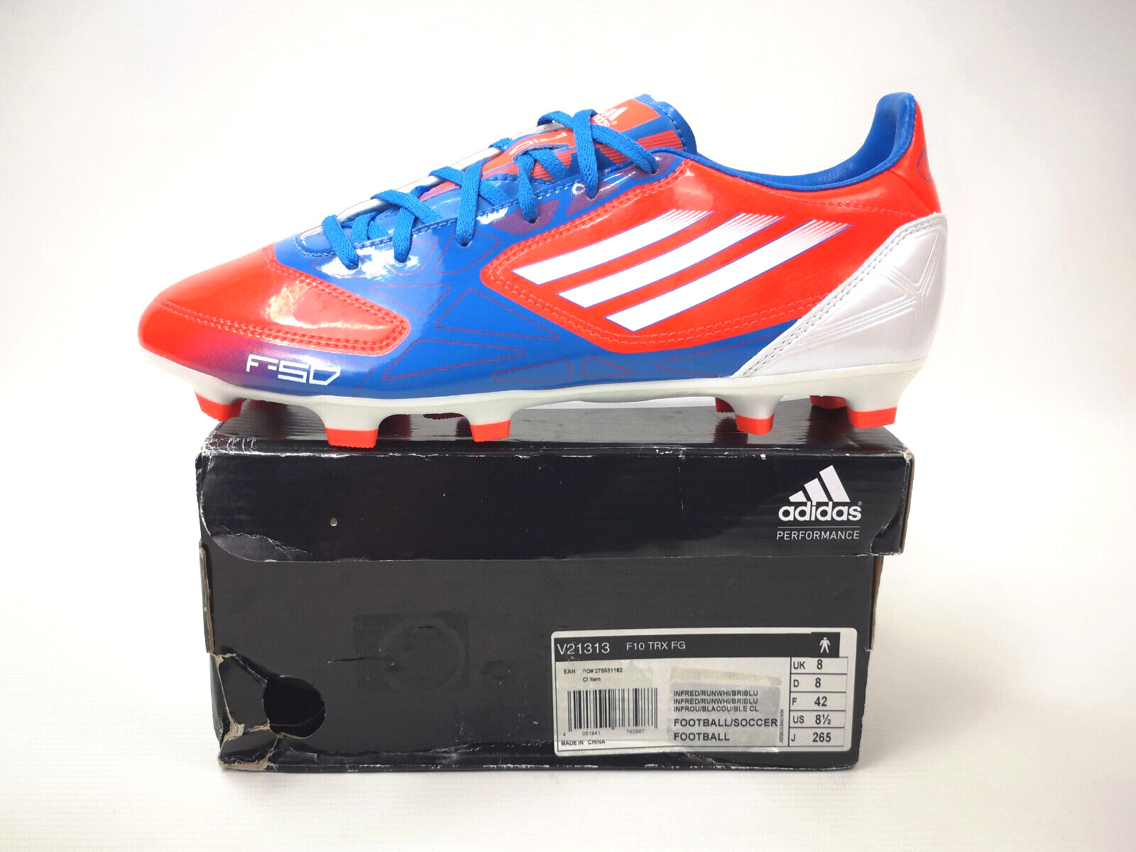 adidas F50 F10 TRX FG 2012 Fussball Schuhe Gr. EUR 42 / UK 8 V21313 neu