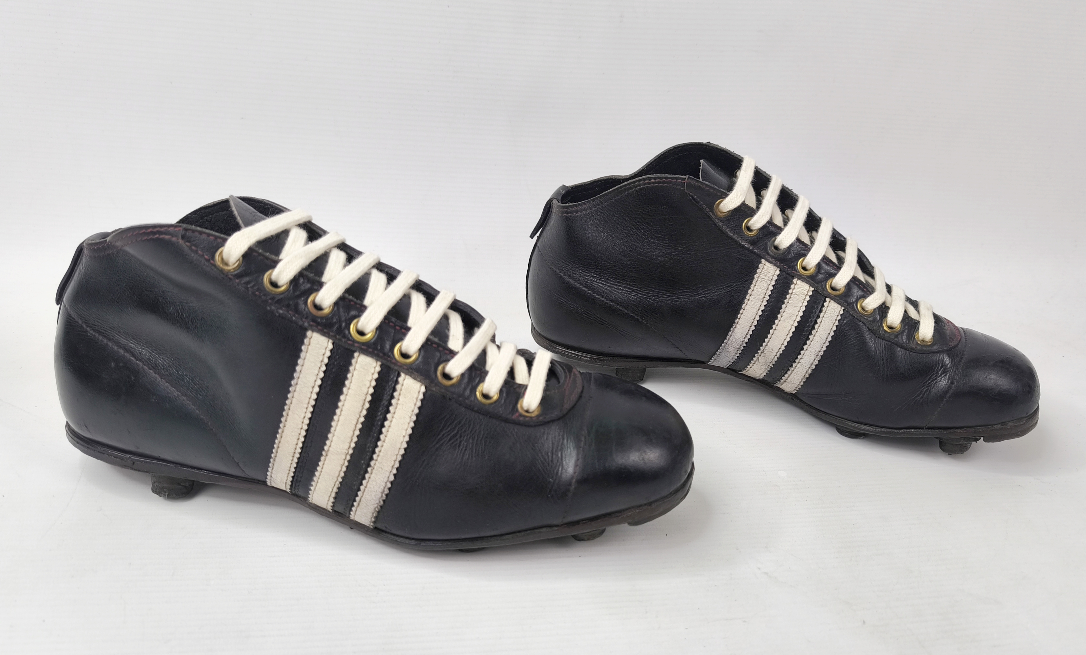 adidas Fussball Schuhe Schuss 1950s EUR 43 1/3 UK 9 Western Germany vintage +box