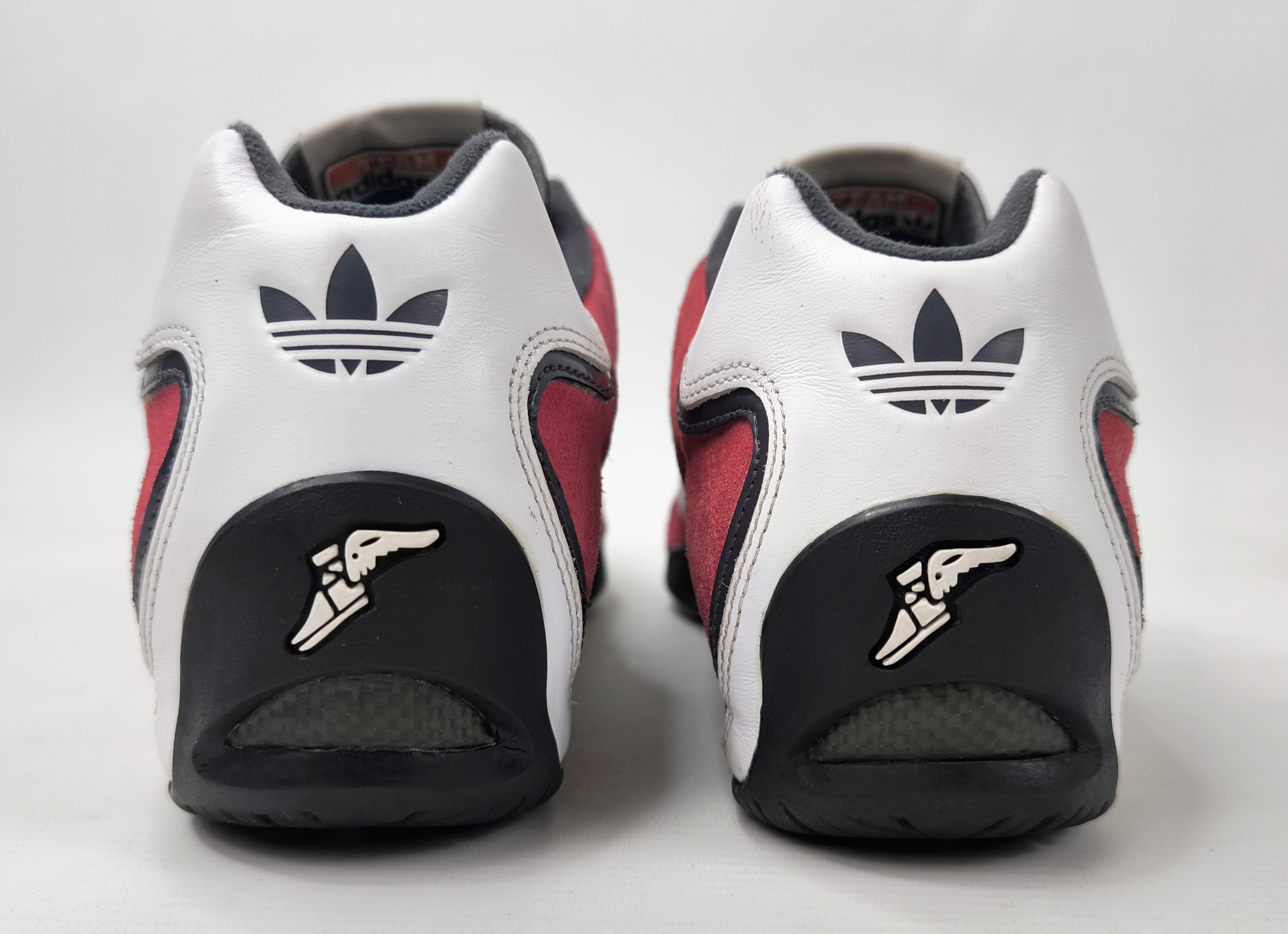 adidas Adi Racer Low Schuhe EUR 44 2/3 UK 10 Wildleder rot 133599 aus 2005