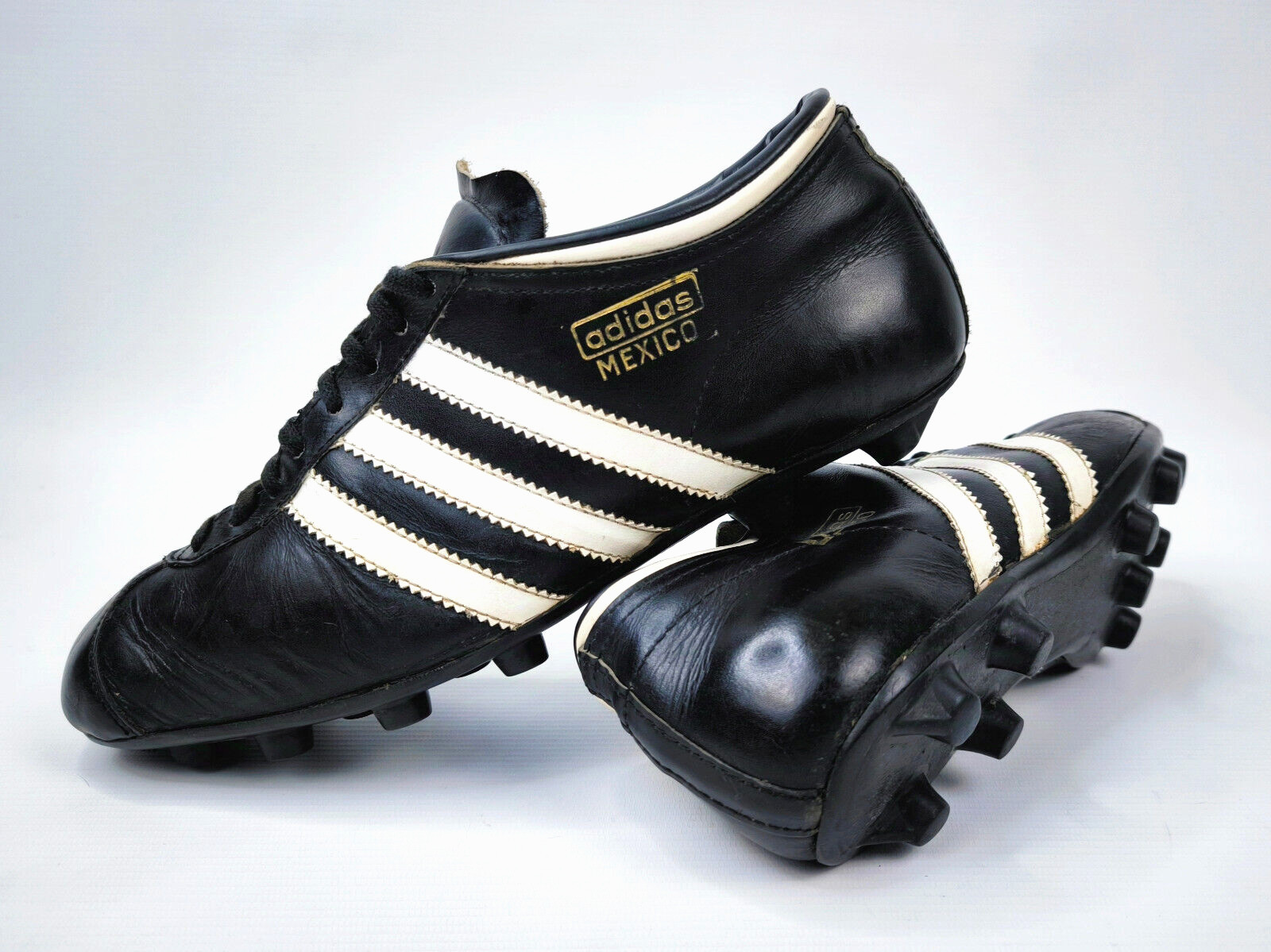 adidas Mexico 60`s Fussball Schuhe Gr. 43 / UK 9 Made in France vintage