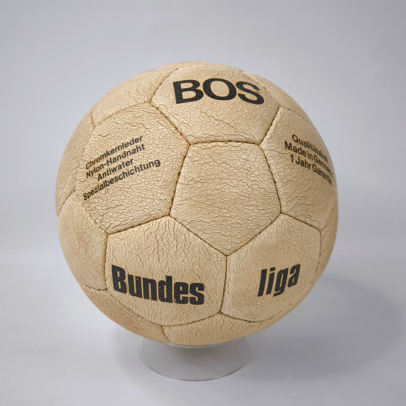 BOS Fussball Bundesliga aus den 70er / 80er Jahren vintage Spielball