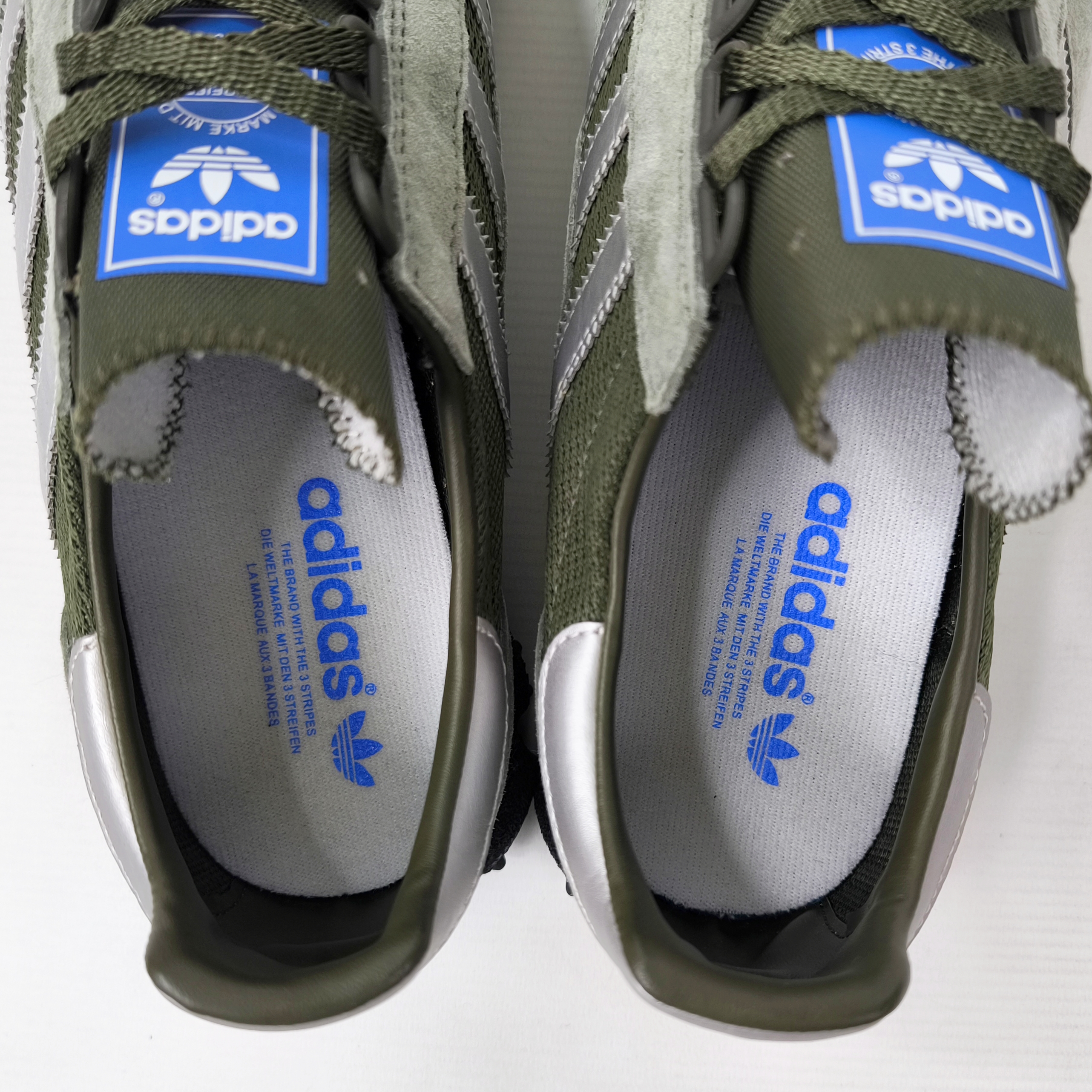 adidas Marathon TR Trainer Schuhe EUR 46 - UK 11 aus 2017 BB6803 grün silber neu