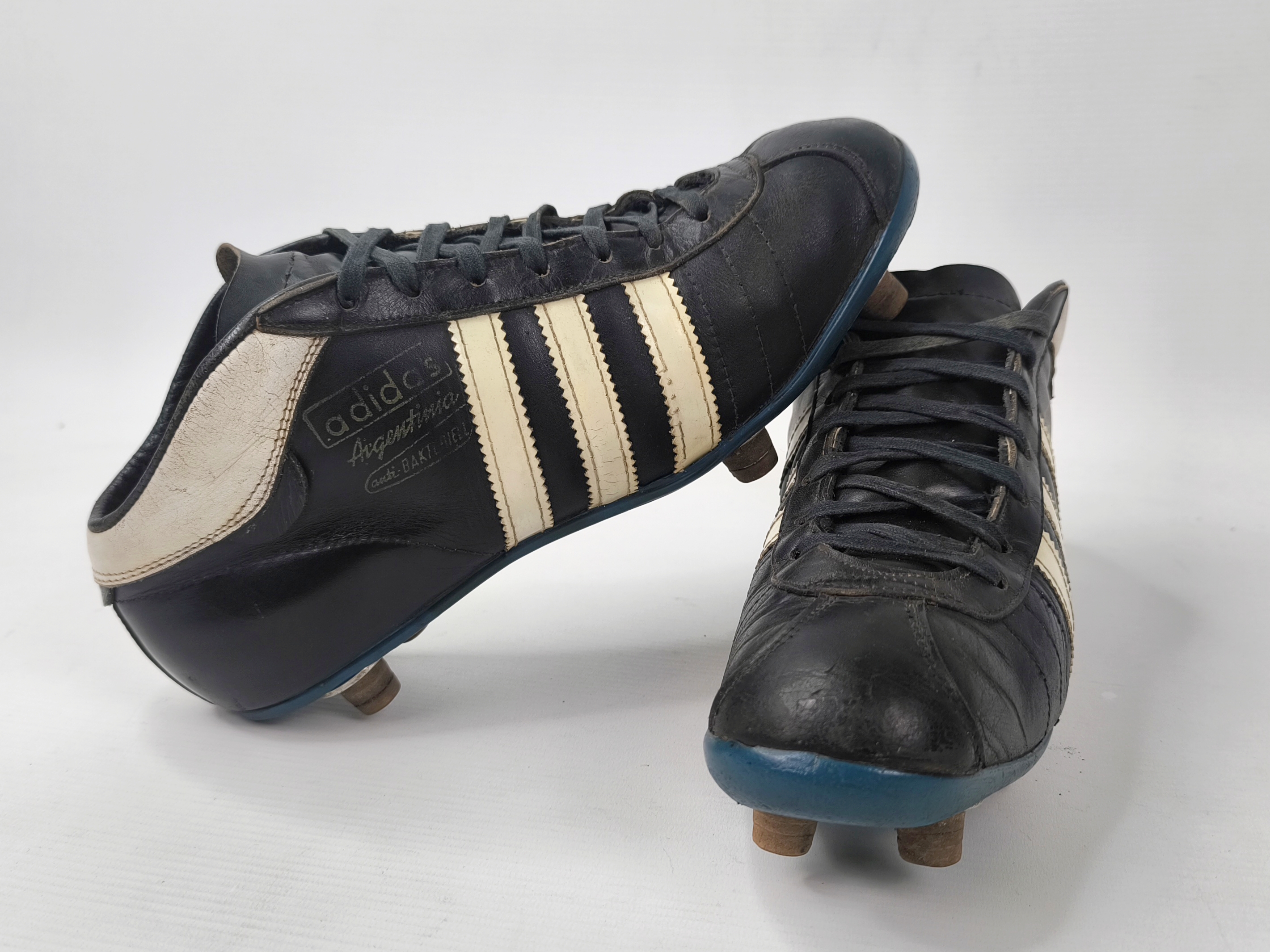 adidas Argentinia Fussball Schuhe 1960er EUR 41 UK 7 Western Germany 60s vintage