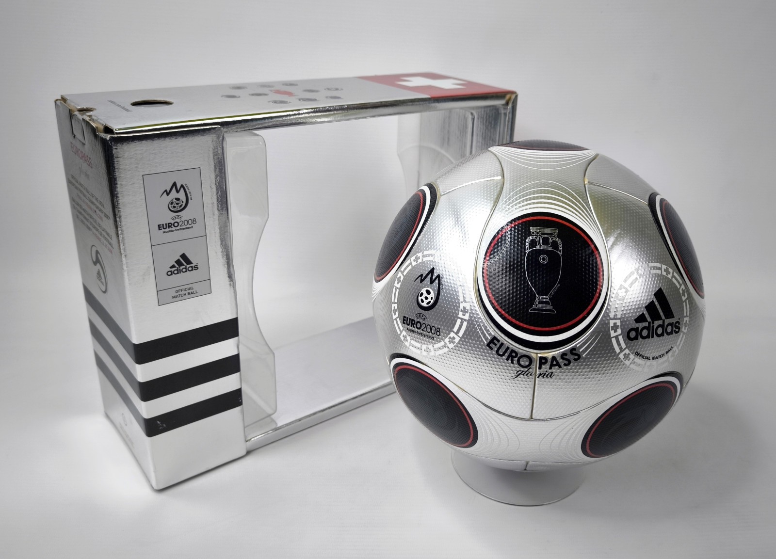 adidas Fußball Europass Gloria EM Euro 2008 Official Matchball final Vienna