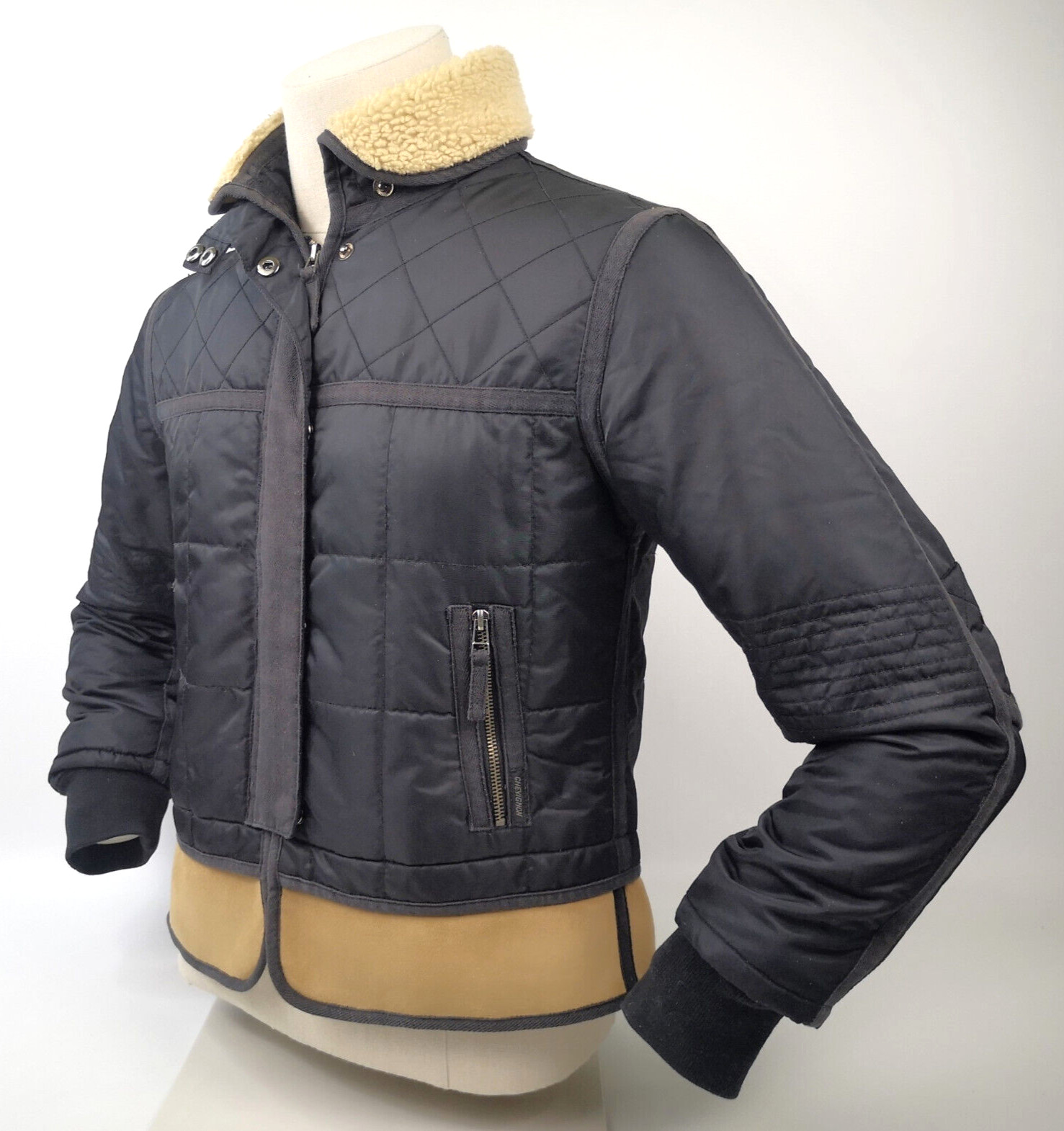 Chevignon Jacke schwarz Buddy Nylon Gr. S Cosmos
