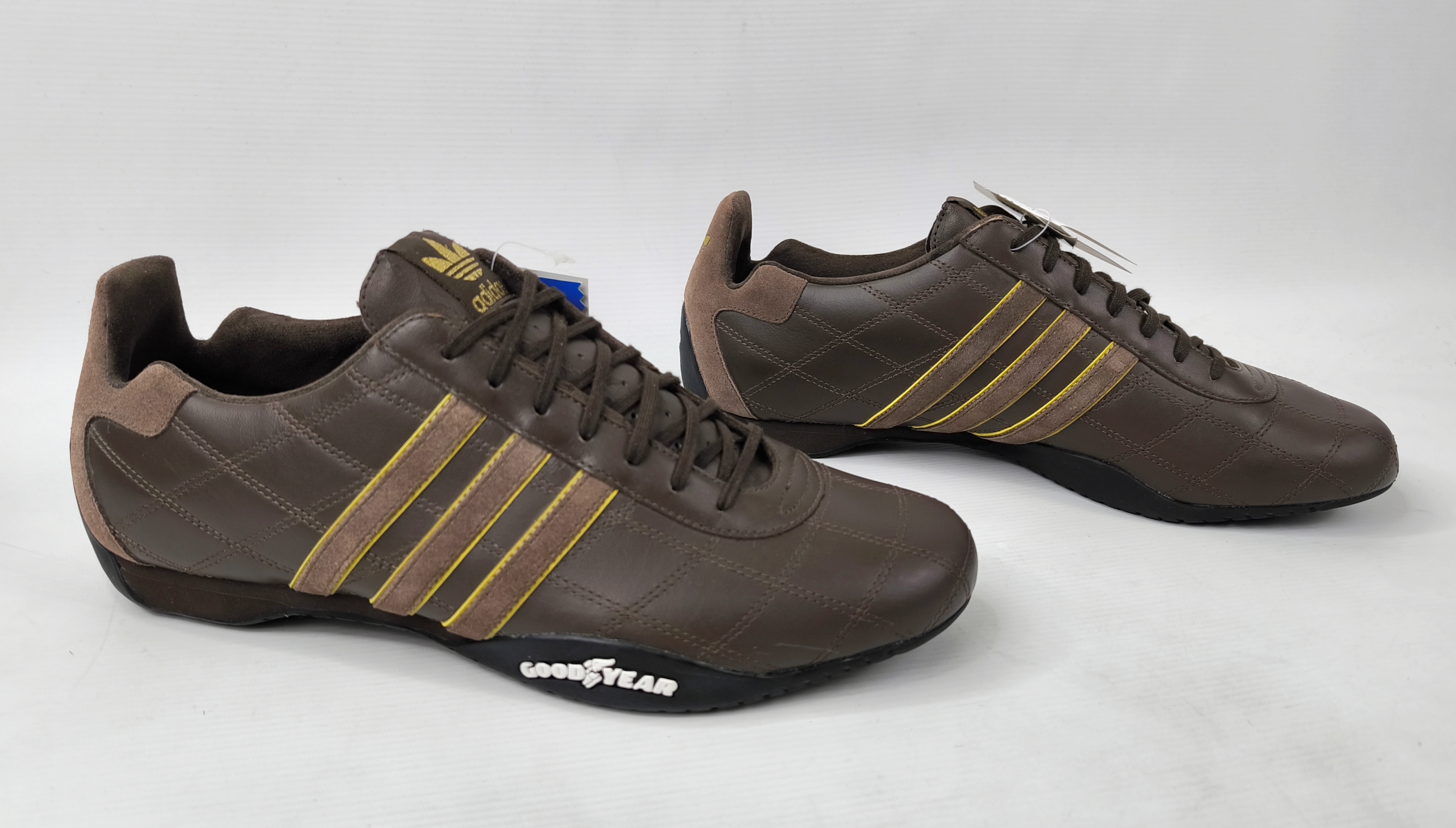 adidas Tuscany LEA Schuhe EUR 47 1/3 UK 12 aus 2004 Wildleder Leder braun 044867