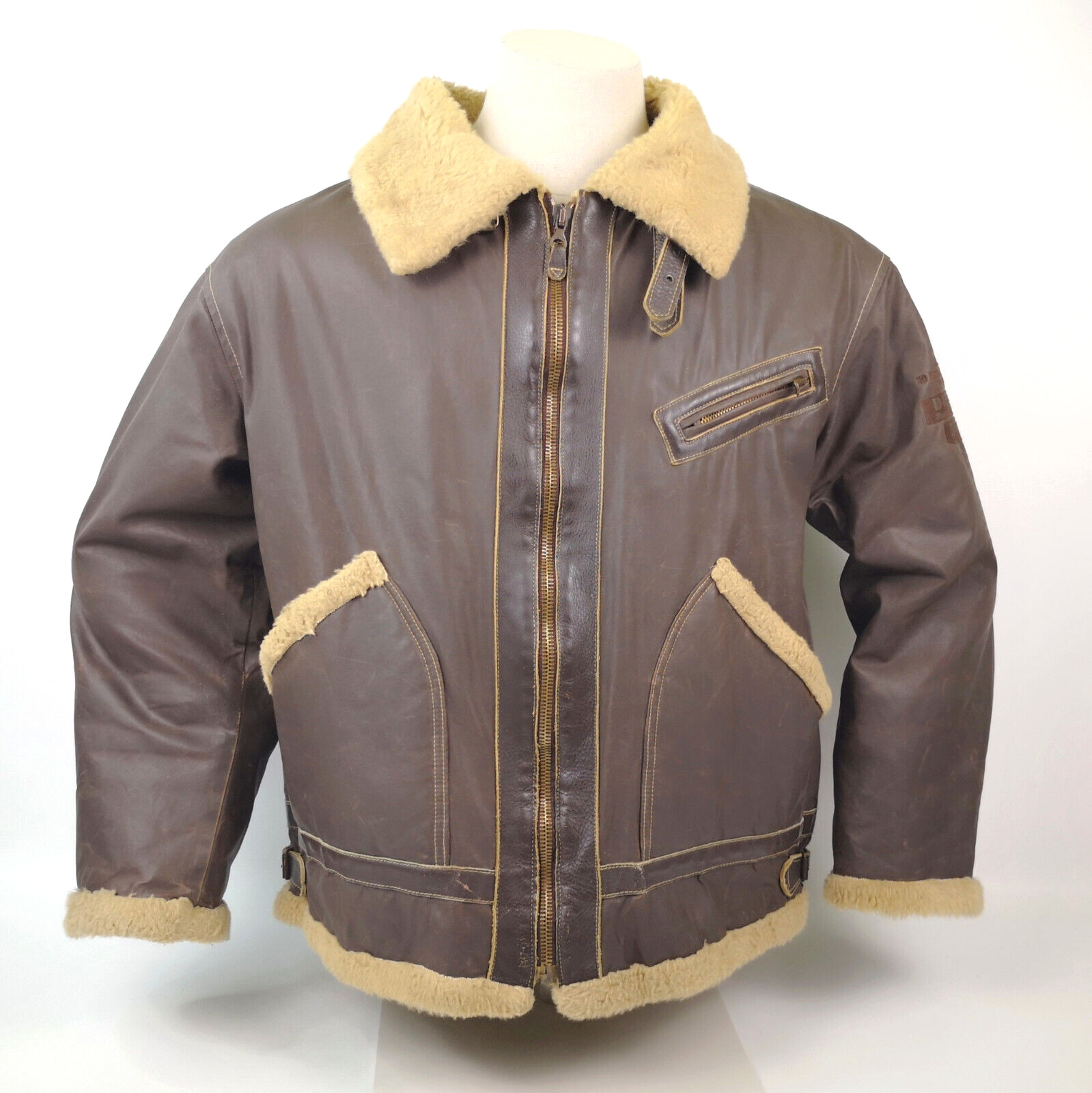 Diesel Workwear Jacke braun Gr. XL schwer und robust 90er vintage Made Italy