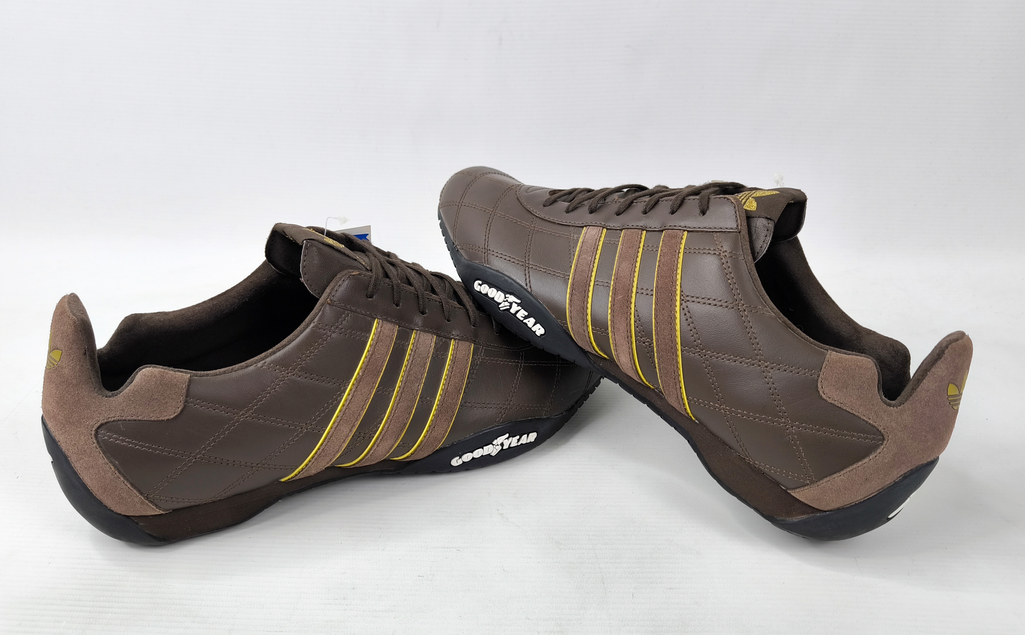 adidas Tuscany LEA Schuhe EUR 47 1/3 UK 12 aus 2004 Wildleder Leder braun 044867