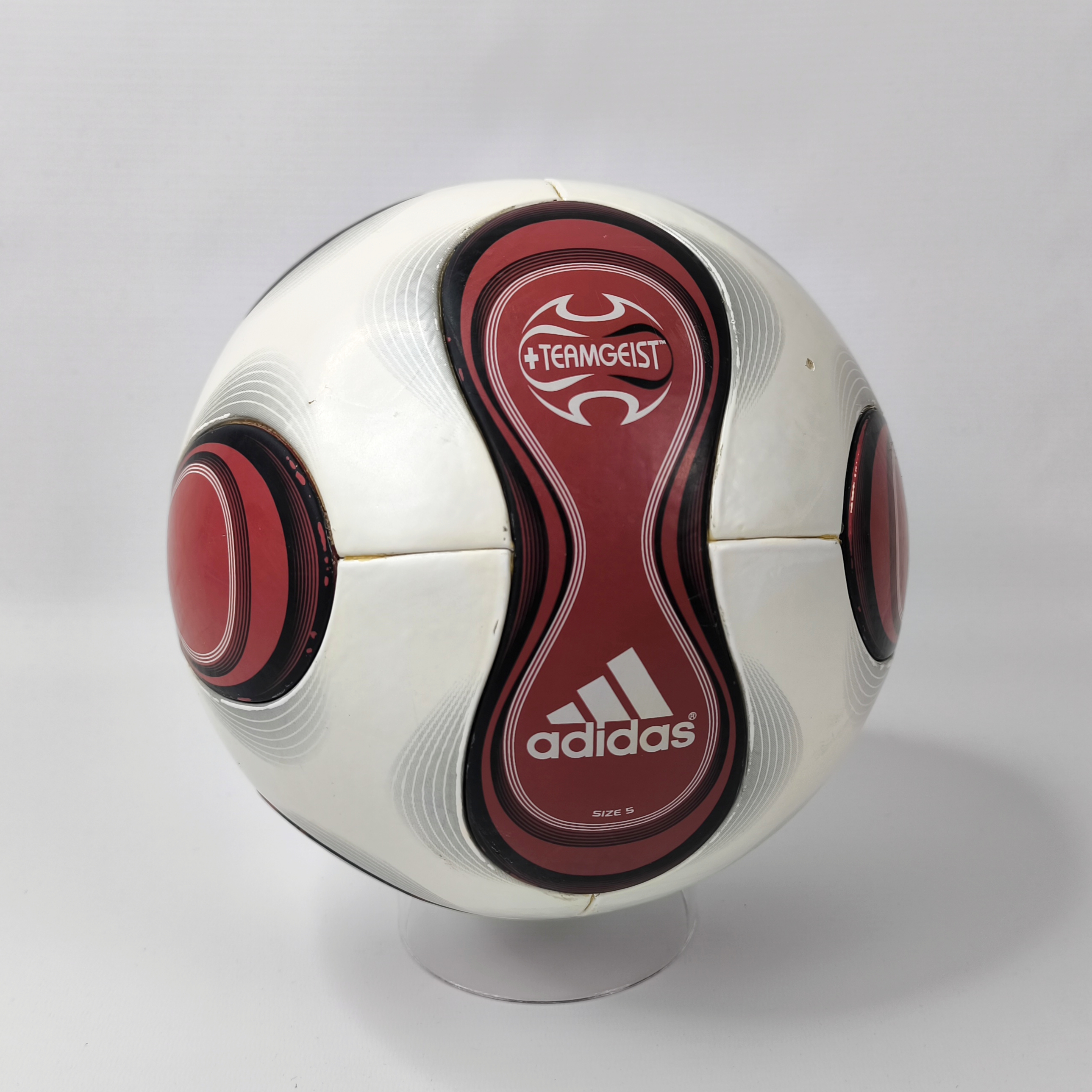adidas Teamgeist Fussball rot Official Matchball 801627
