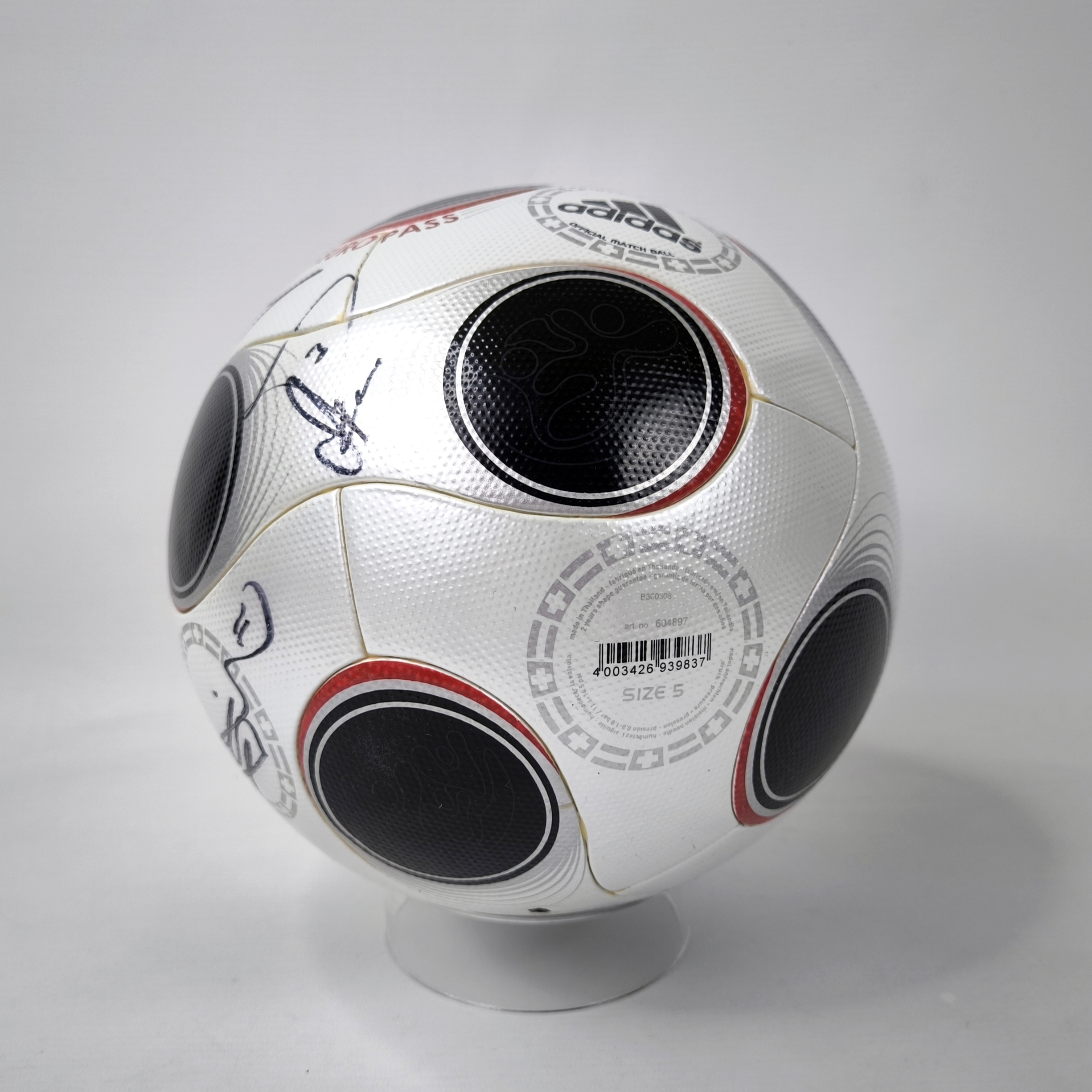 adidas Fußball Europass EM Euro 2008 Official Matchball 604897 neu unbespielt