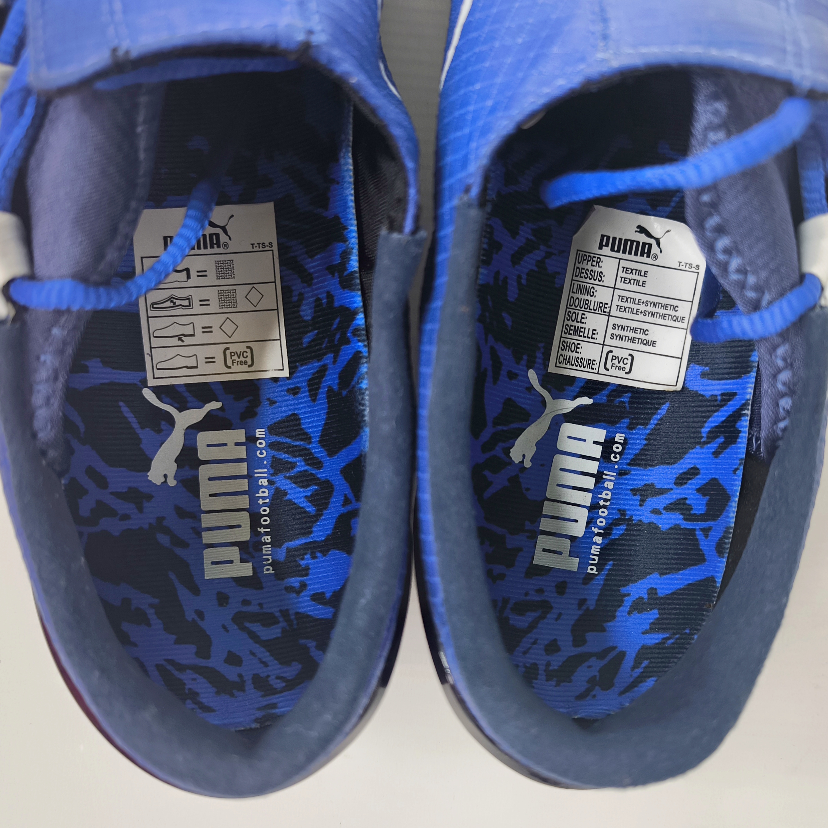 Puma v1.06 FG Fussball Schuhe blau EUR 41 / UK 7.5 aus 2006 ungetragen 101012 06