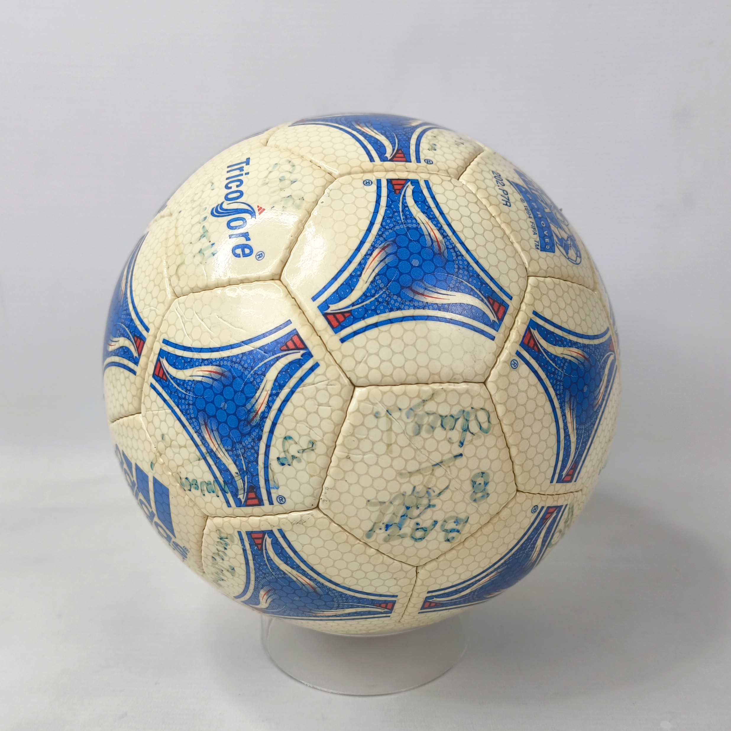 adidas Tricolore Fussball Official Matchball World Cup 1998 Made in Morocco