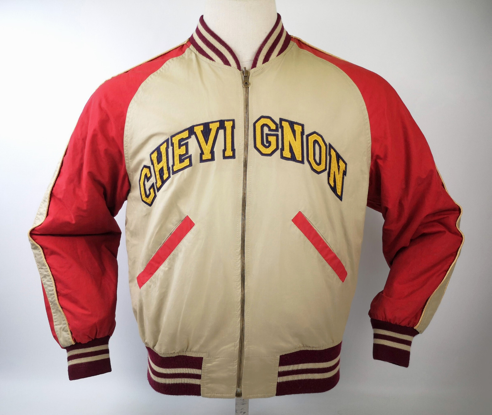 Chevignon Jacke Bay Winds Gr. L (M) beidseitig tragbar Wendejacke vintage