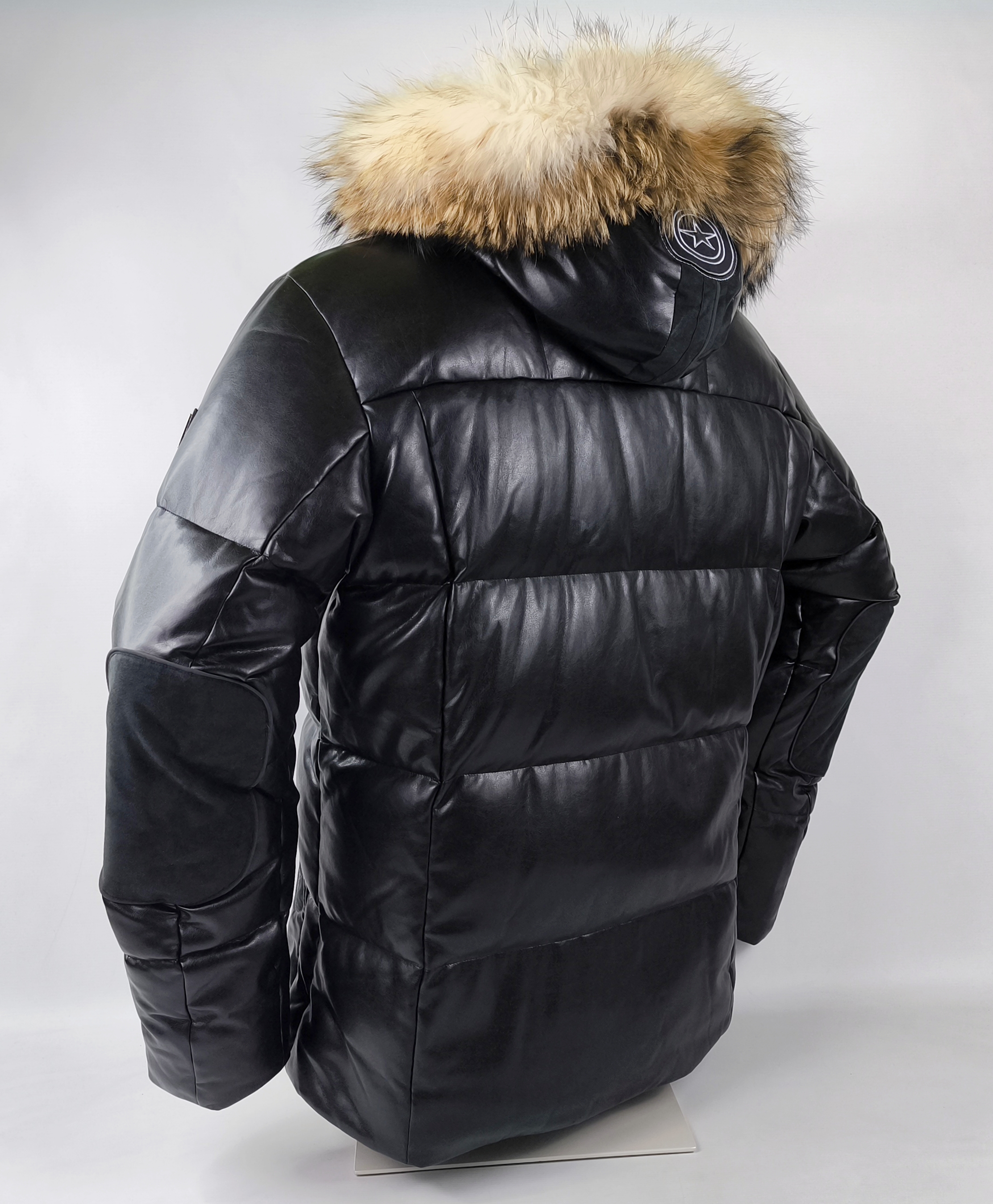 Bogner Skijacke Daunenjacke Tech Leder Gr. 54 (XL) schwarz Herren Luxus Jacke