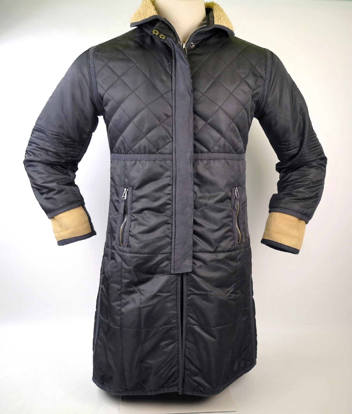 Chevignon Jacke / Mantel Nylon schwarz Damen Gr. M (S) Cosmos