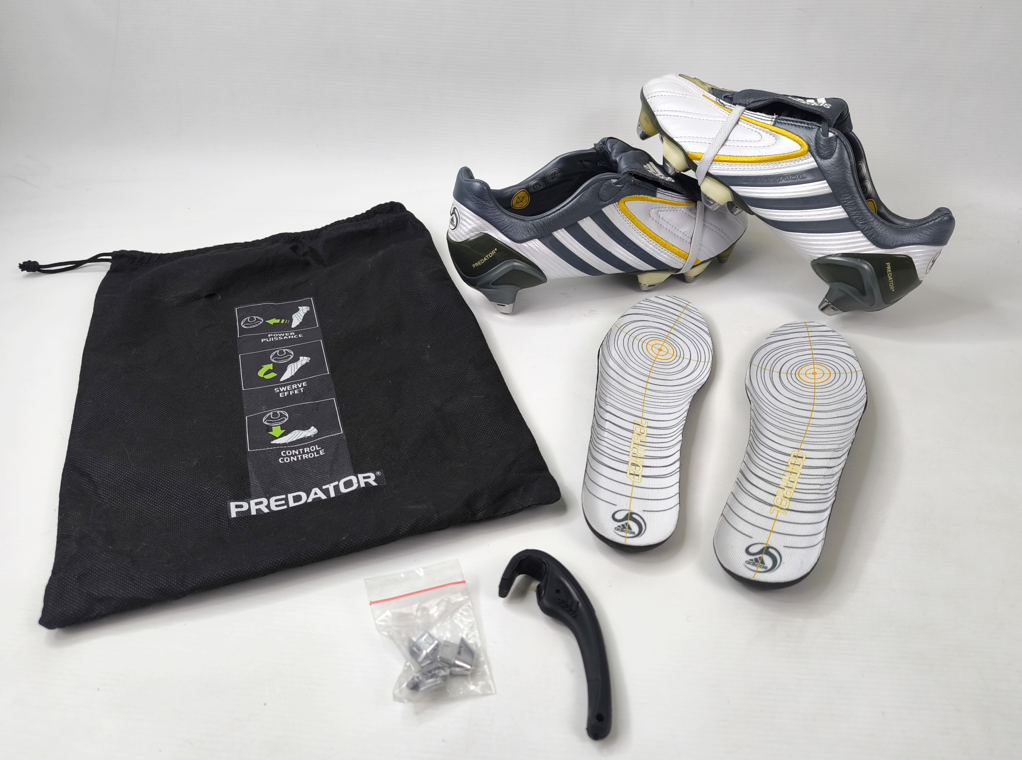 adidas Predator Powerswerve SG Control EUR 42 UK 8 neu 280365 aus 2009