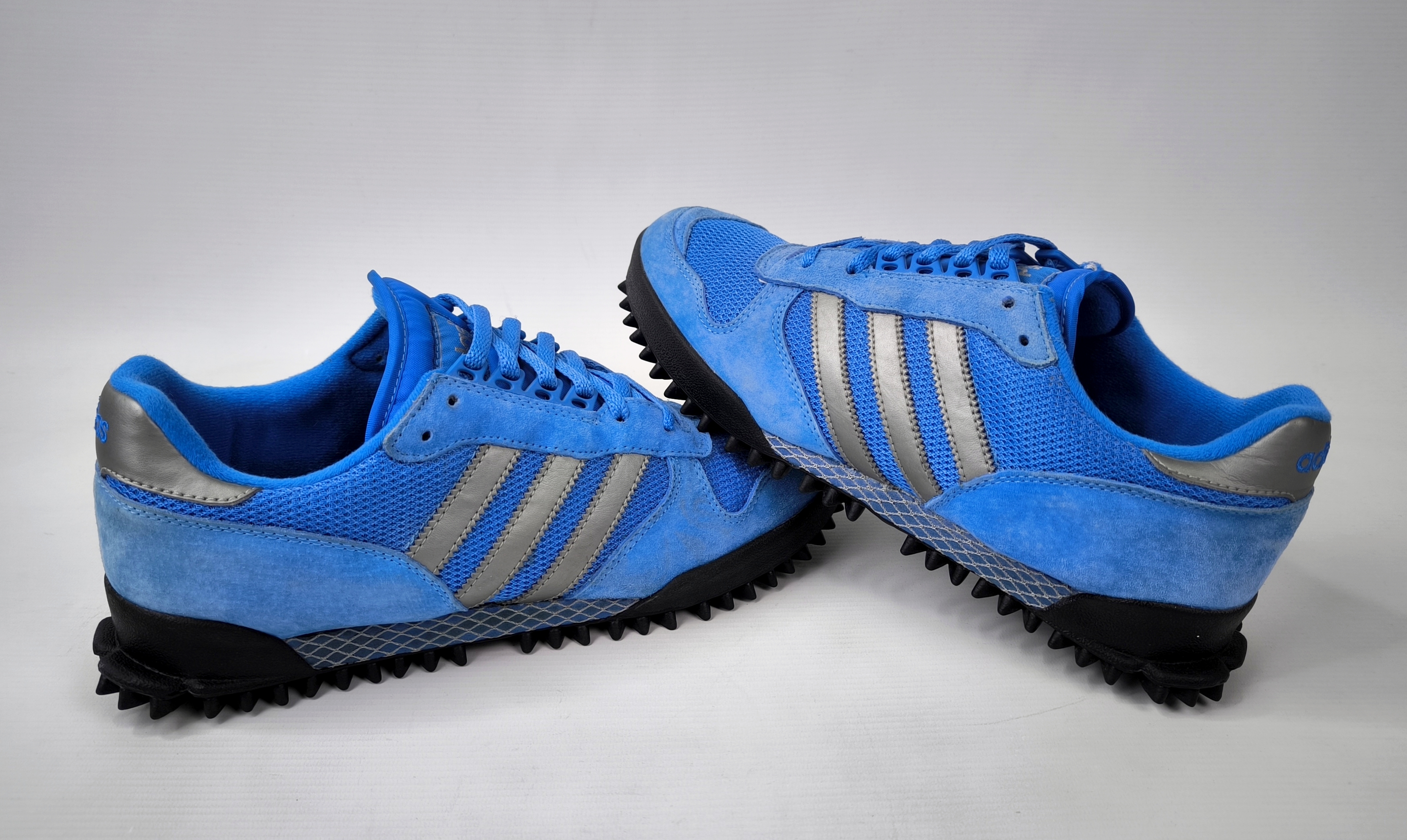 adidas Marathon TR Trainer Schuhe EUR 45 1/3 - UK 10.5 aus 2010 blau 033250