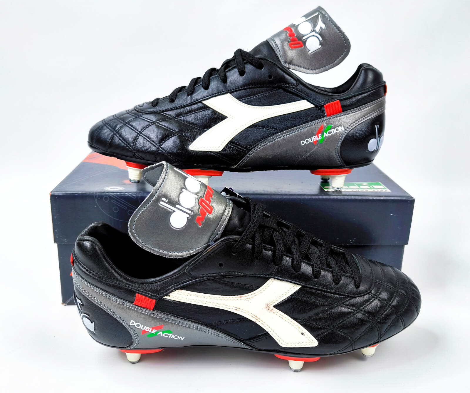 Diadora Morpho SC Fussball Schuhe Made in Italy 90`s Marco van Basten 106156 613