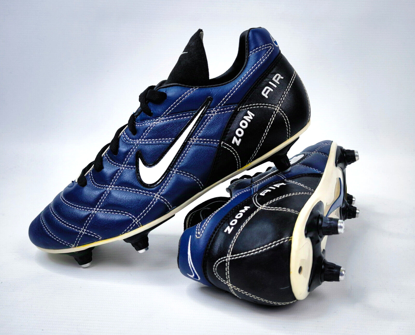 Nike Air Zoom Brasilia Fussball Schuhe Gr. EUR 42.5 / UK 8 117268 411 aus 1999