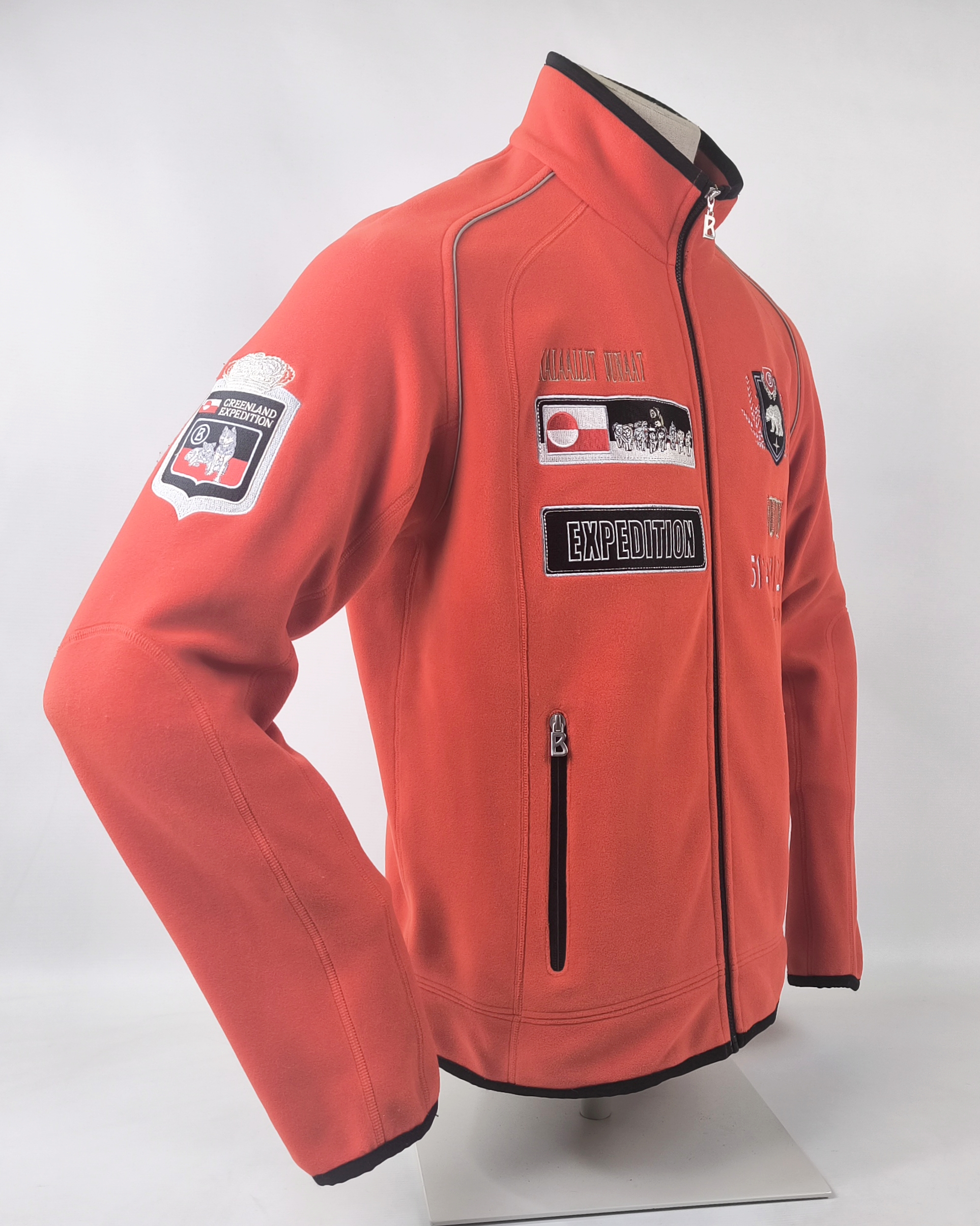 Bogner Fleece Jacke Expedition Gr. 50 (M/L) rot Fleecejacke Greenland