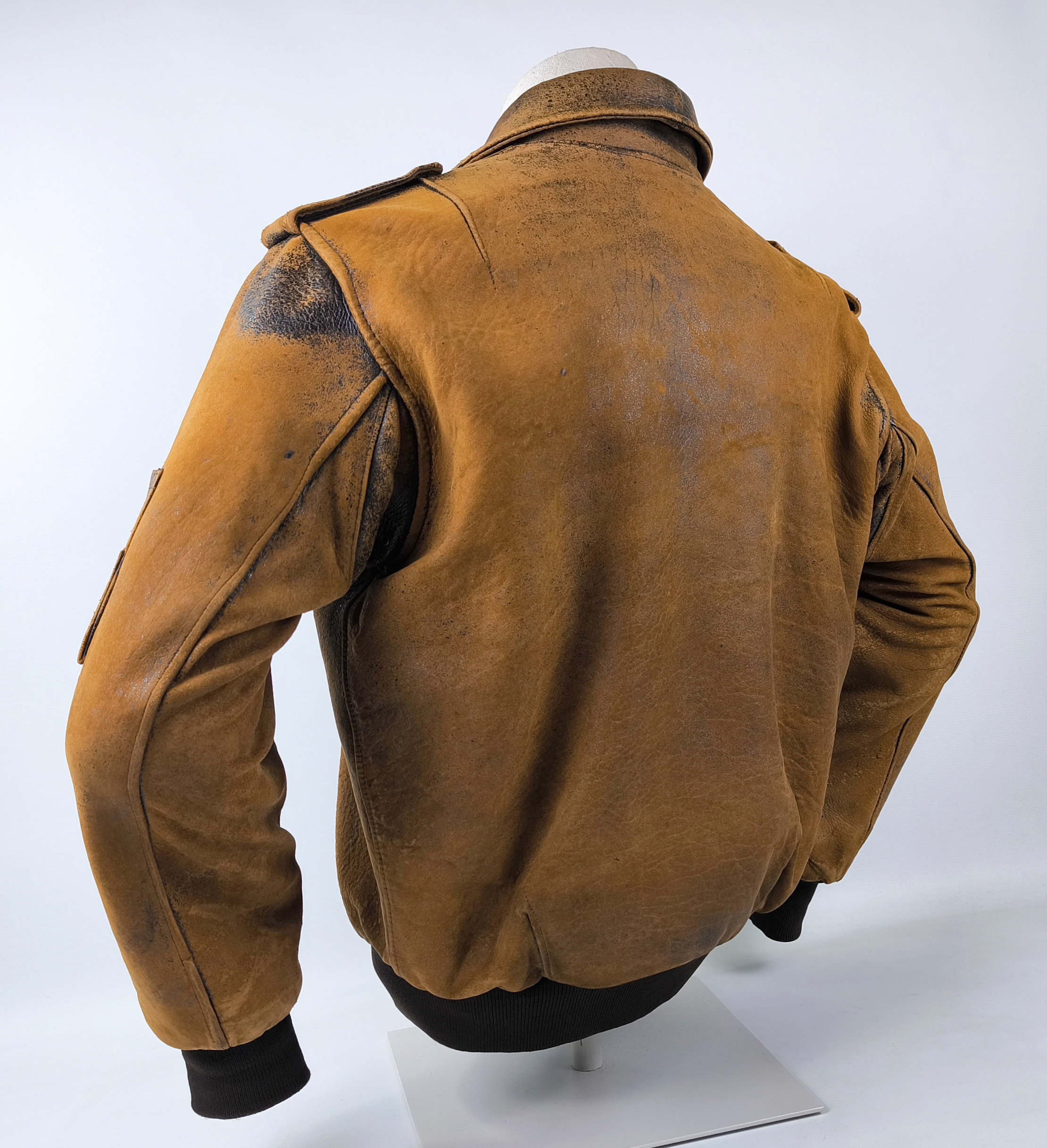 Chevignon Lederjacke braun Gr. XL (L) Fliegerjacke vintage 80s Old Flight Jacket