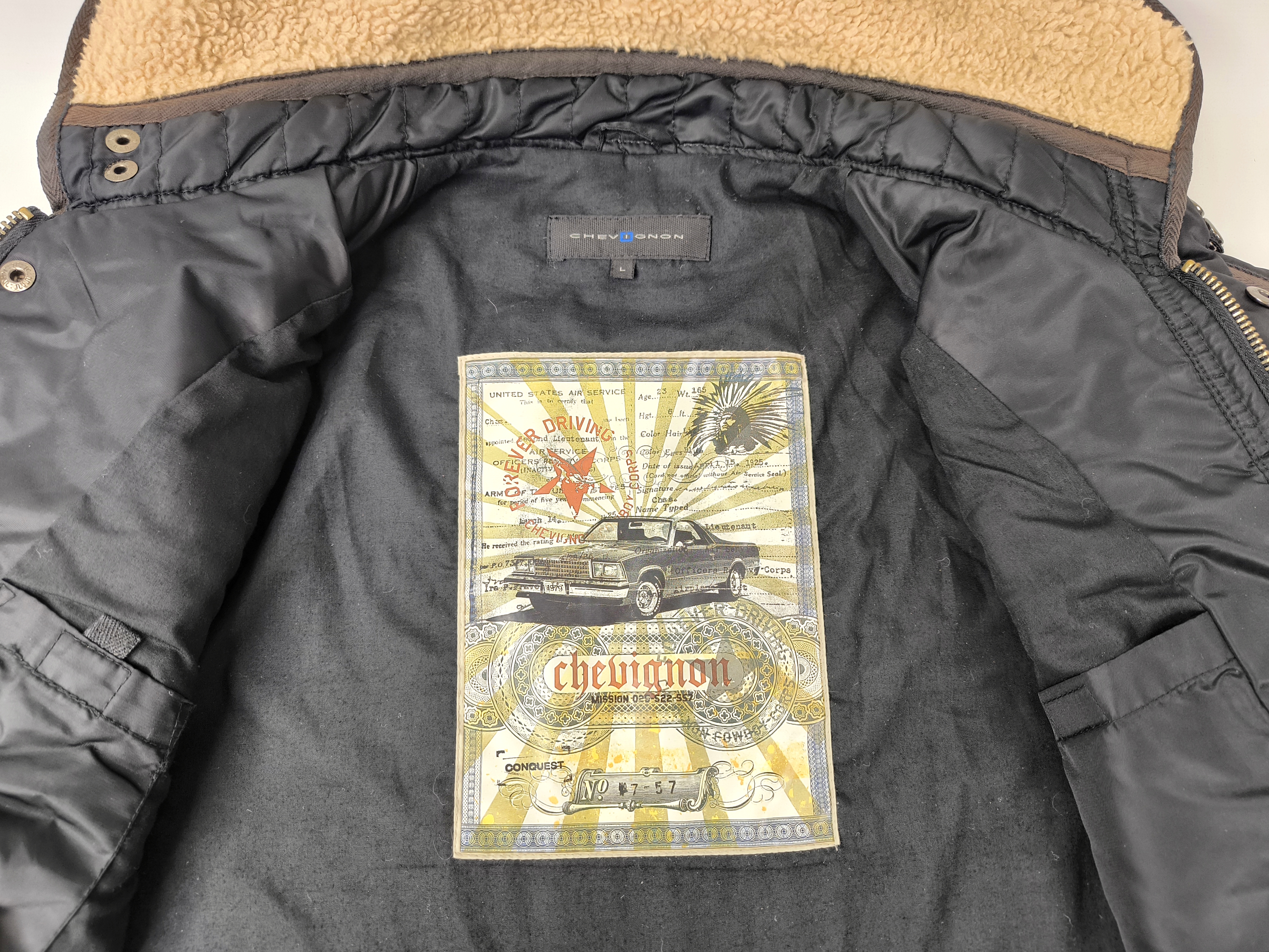 Chevignon Jacke Bosmos schwarz Gr. L Cosmos Nylon Steppung