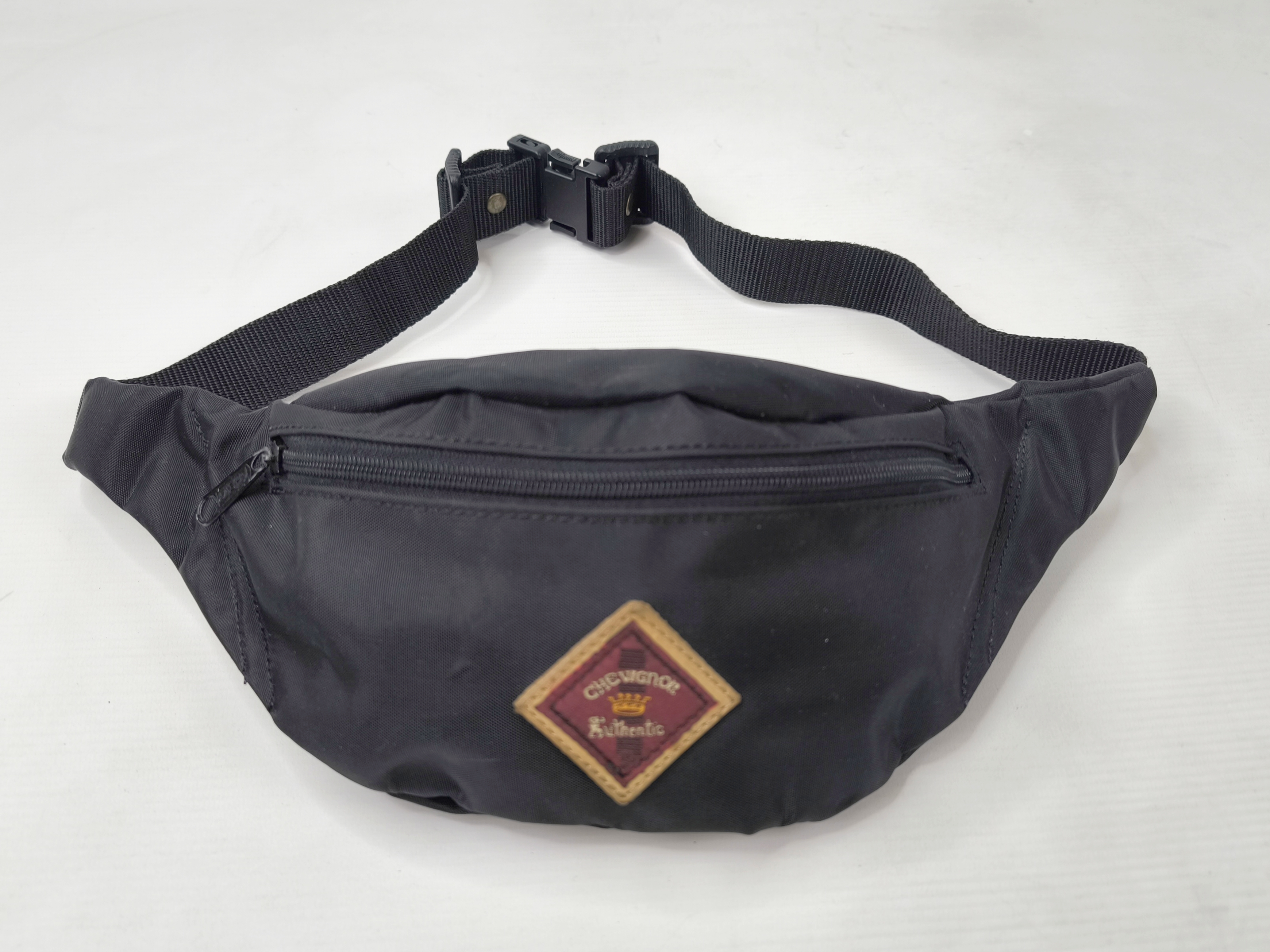 Chevignon Gürteltasche Bauchtasche schwarz vintage 90s hip bag Tasche