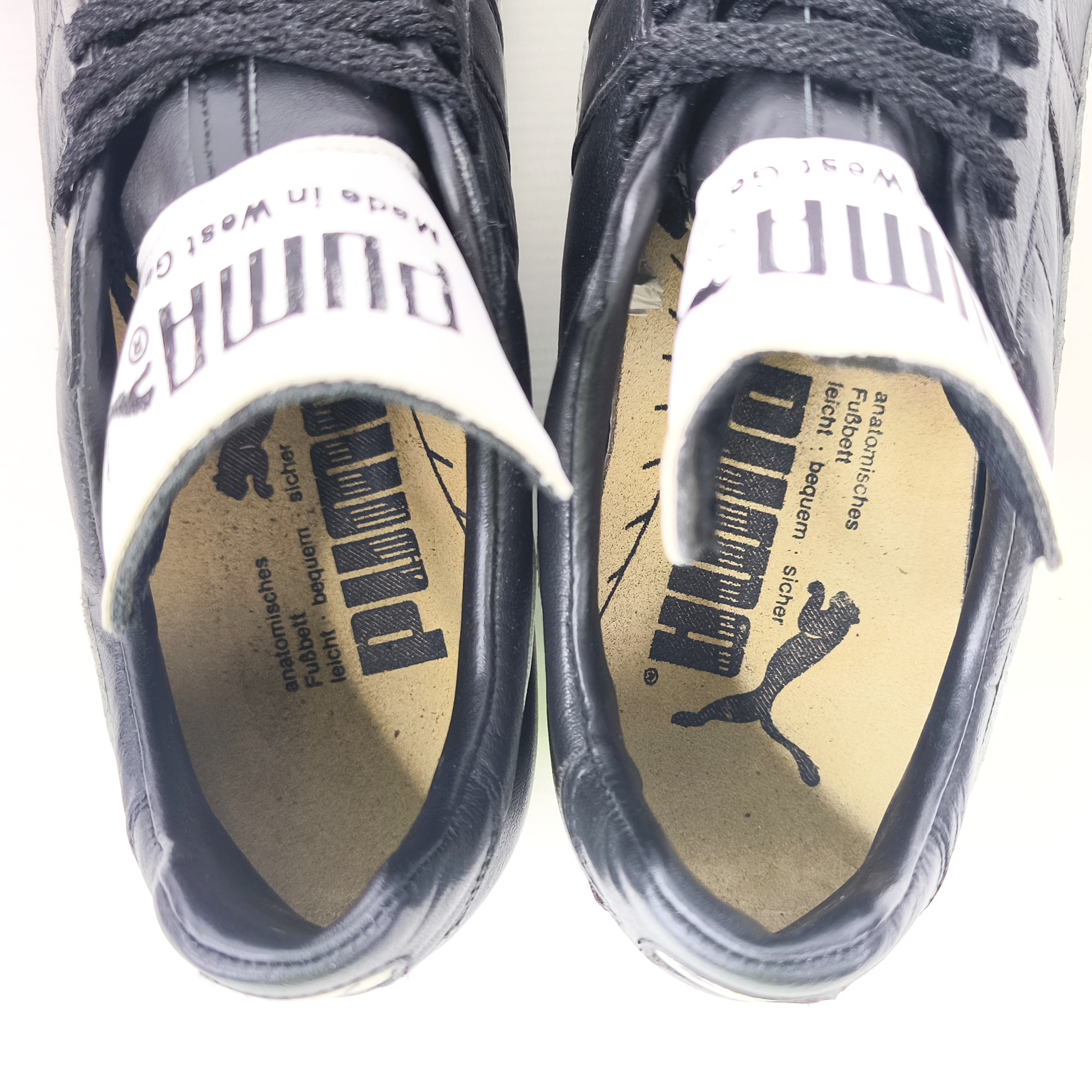 Puma King Fussball Schuhe EUR 42 2/3 UK 8.5 vintage 80s Made in West Germany neu