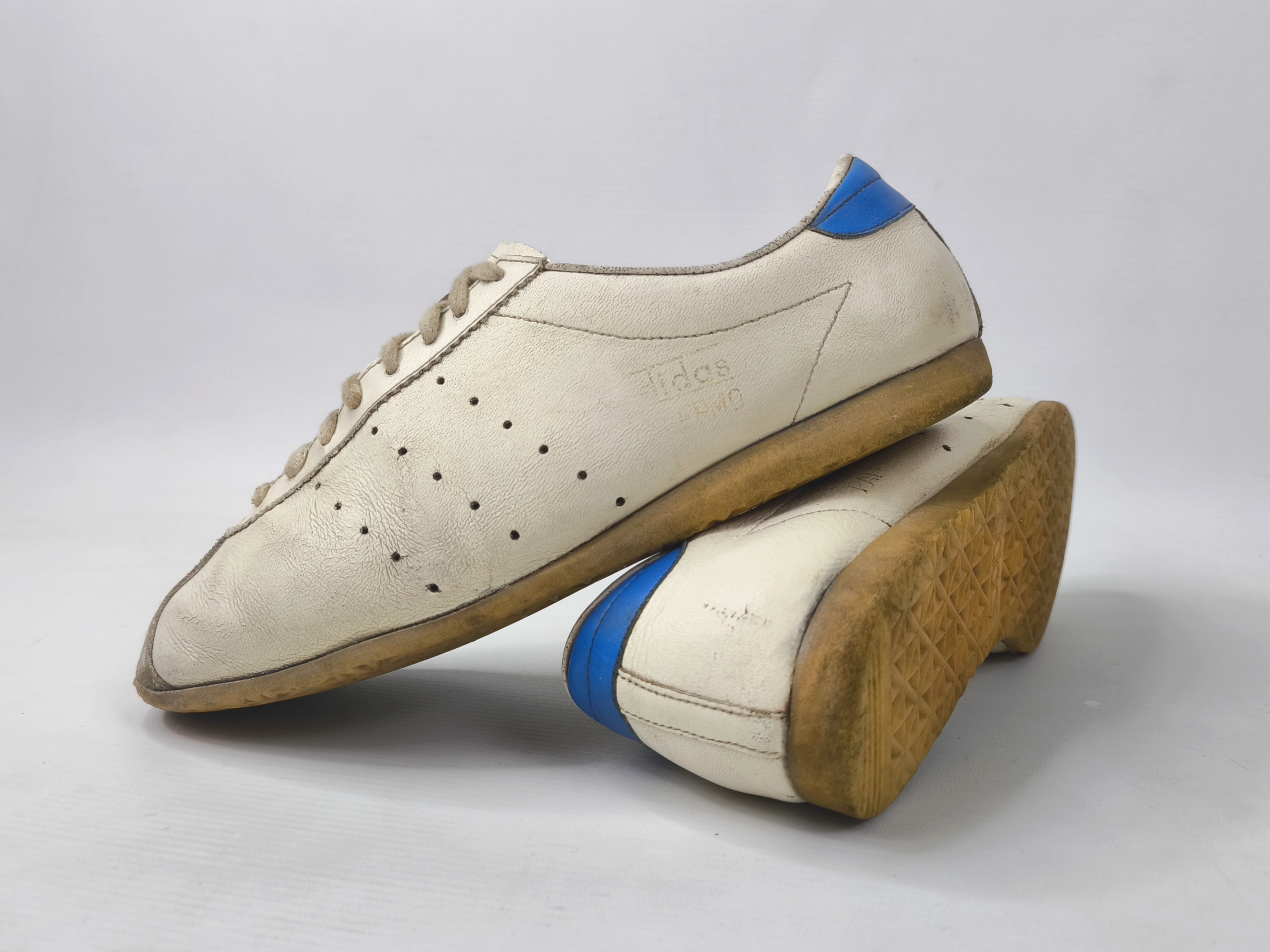 adidas Palermo Schuhe EUR 43 1/3 UK 9 Made in Yugoslavia 70s trainers vintage