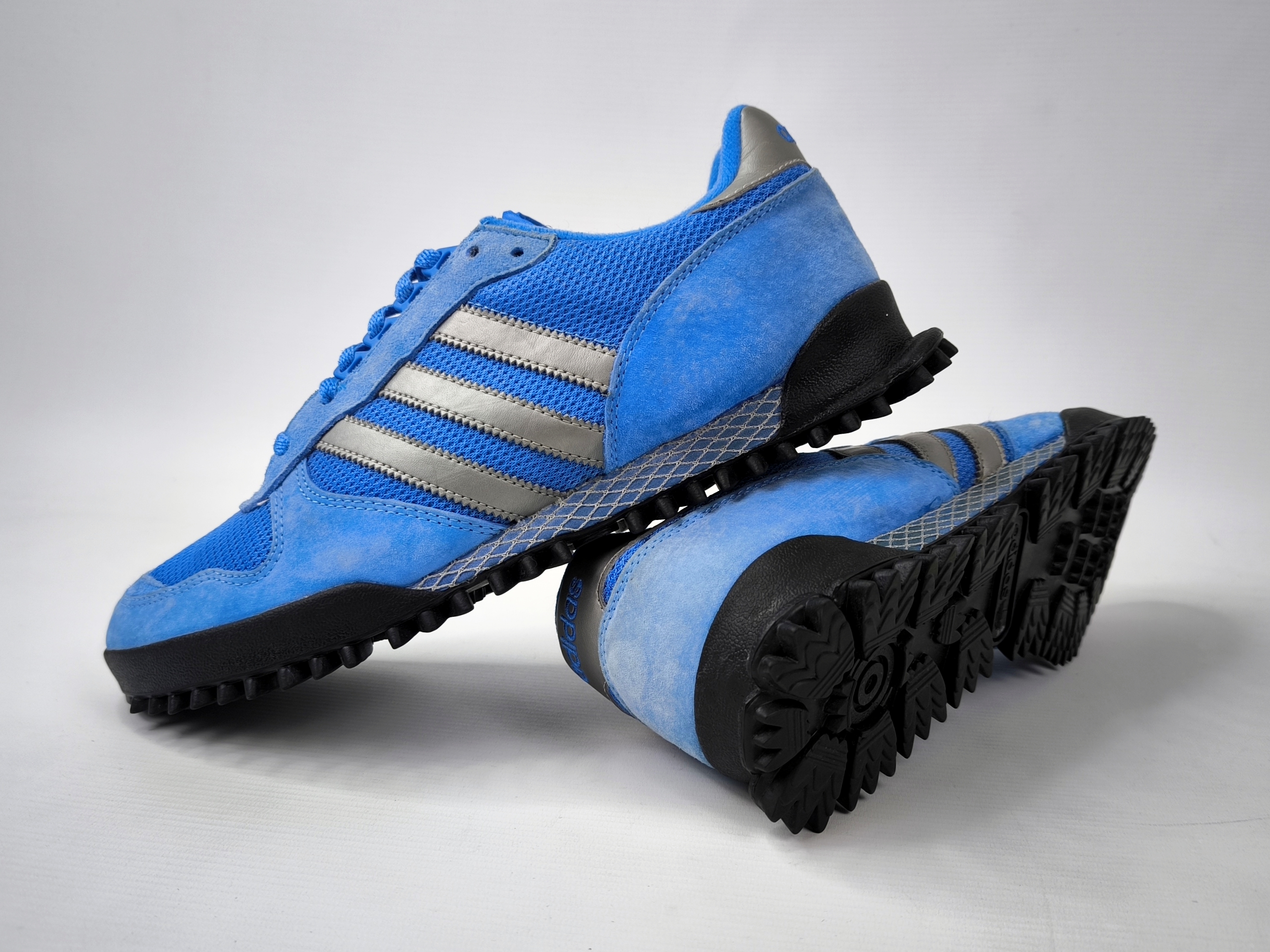 adidas Marathon TR Trainer Schuhe EUR 45 1/3 - UK 10.5 aus 2010 blau 033250