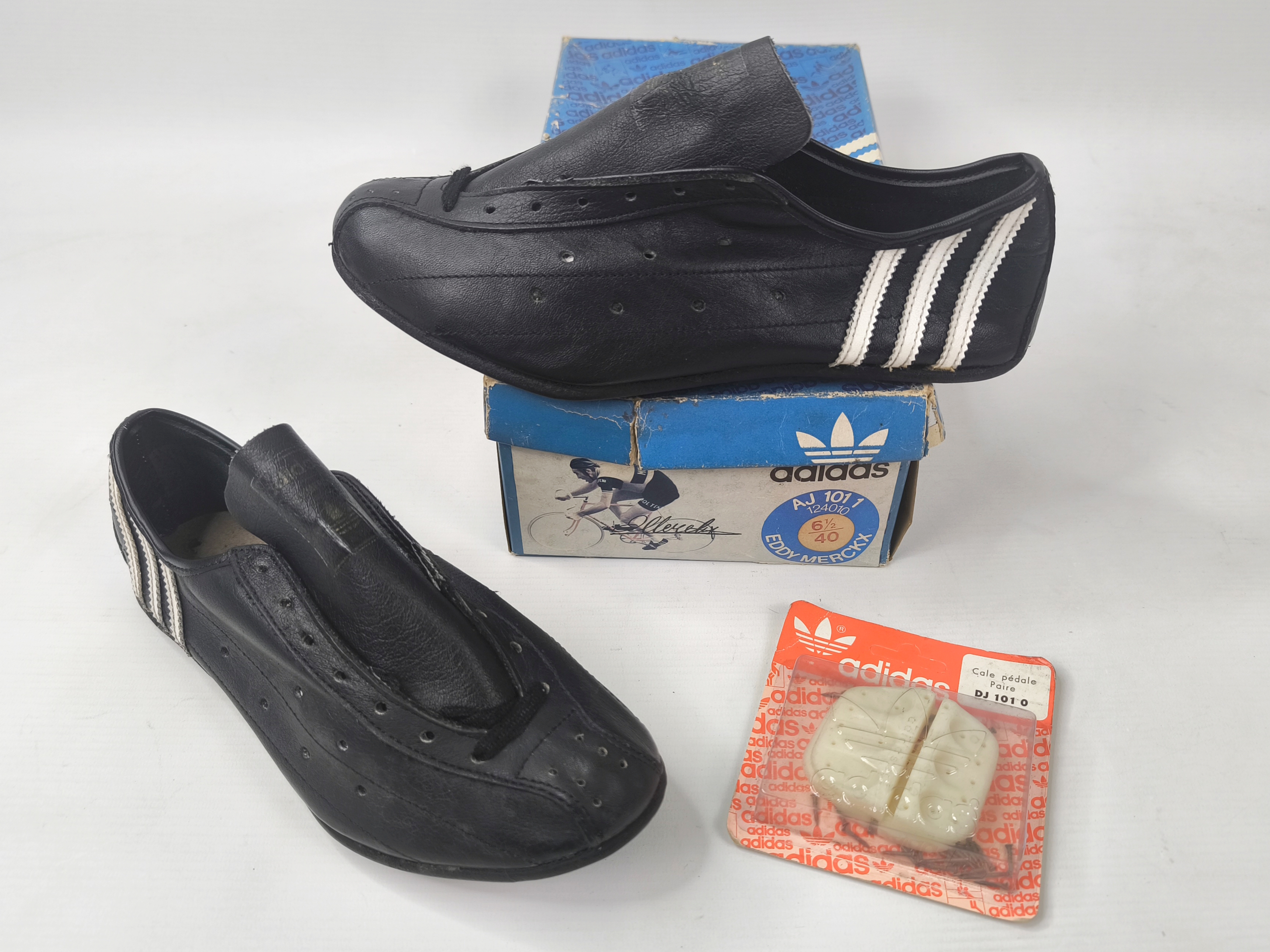 adidas Eddy Merckx Fahrrad Schuhe EUR 40 - UK 6.5 vintage 70s 80s France cycling