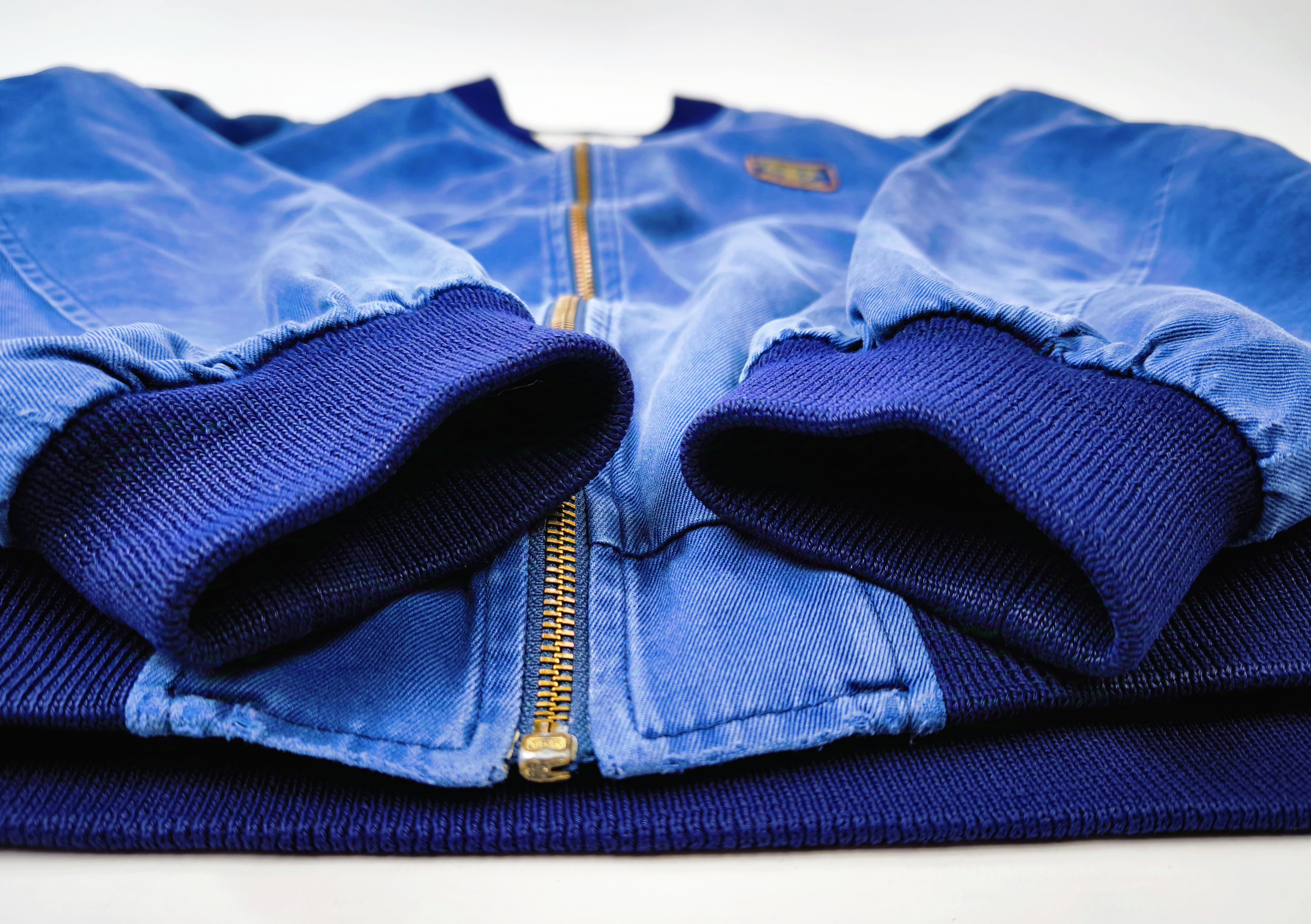 Chevignon Jacke Physical blau Gr. L blau Conquest Studion Denim vintage 80s