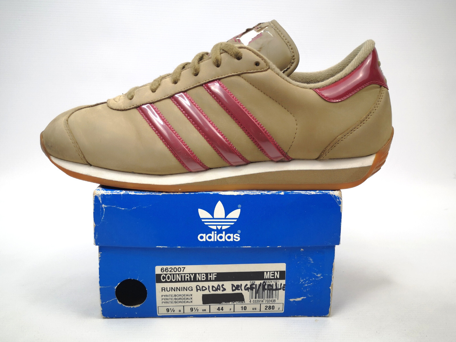 adidas Herrenschuhe Country NB HF aus 2001 Größe UK 9.5 / Eur 44 Art. 662007