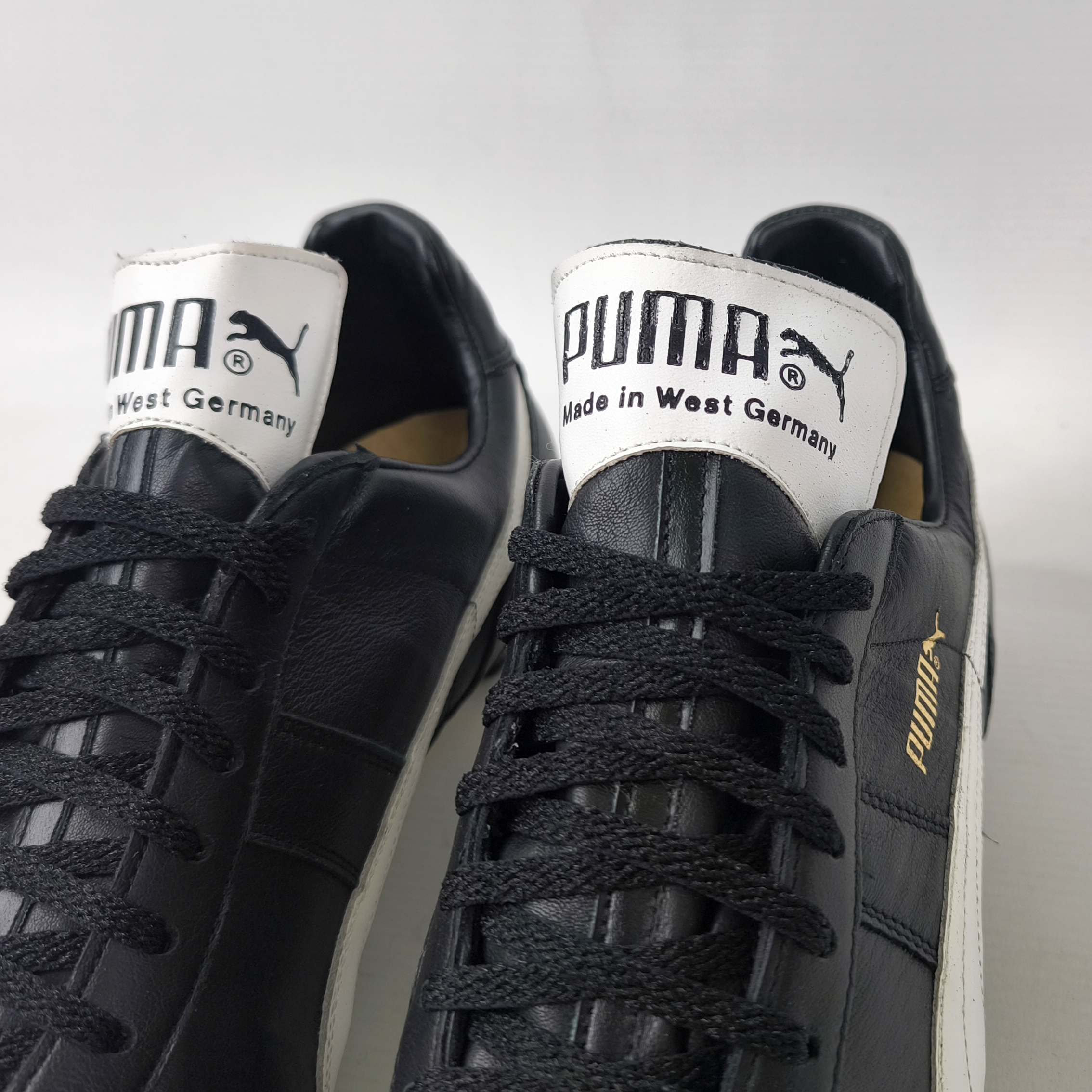 Puma King Fussball Schuhe EUR 42 2/3 UK 8.5 vintage 80s Made in West Germany neu