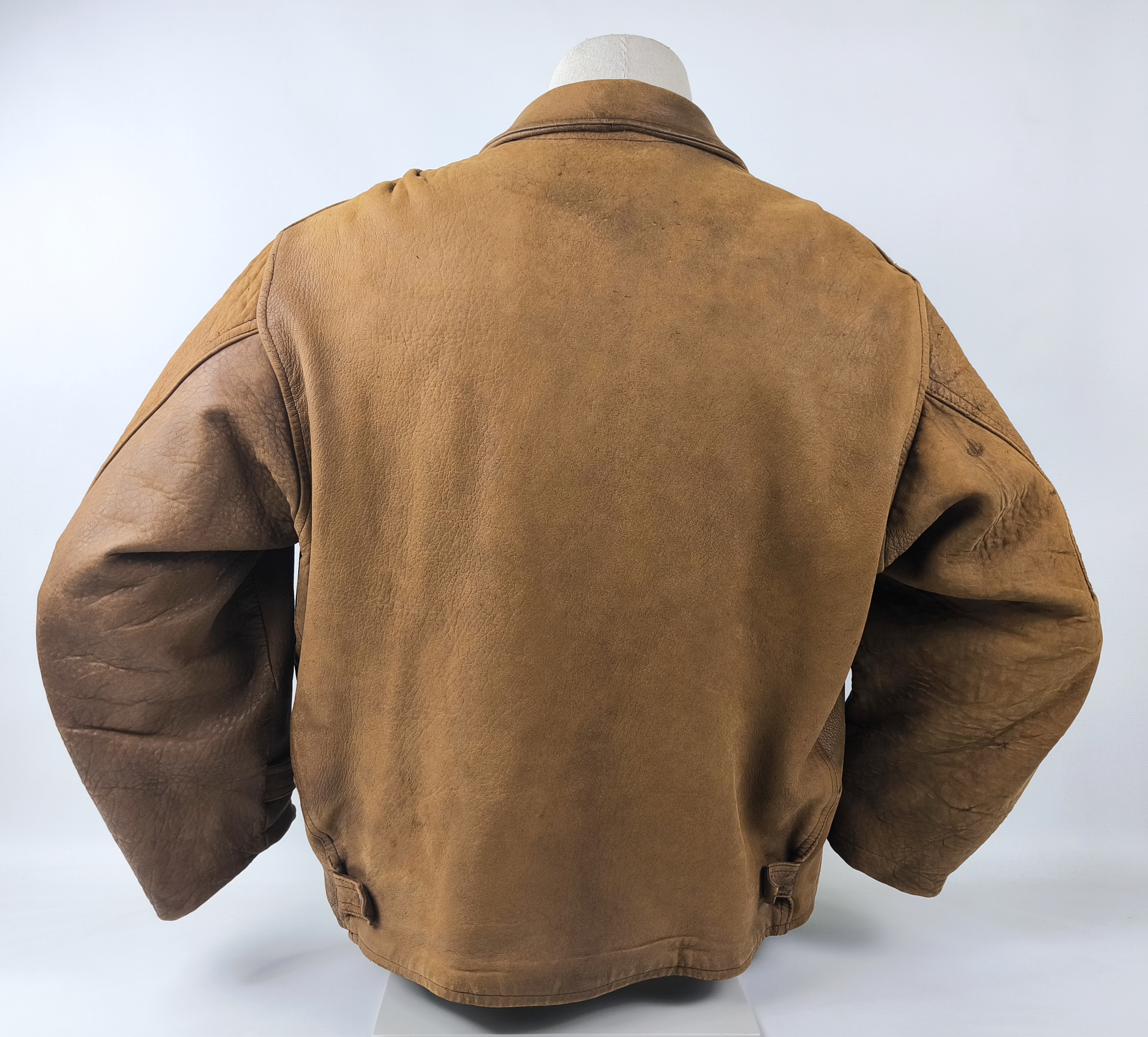 Chevignon Lederjacke braun Gr. XL (L) Fliegerjacke vintage 80s Old Flight Jacket