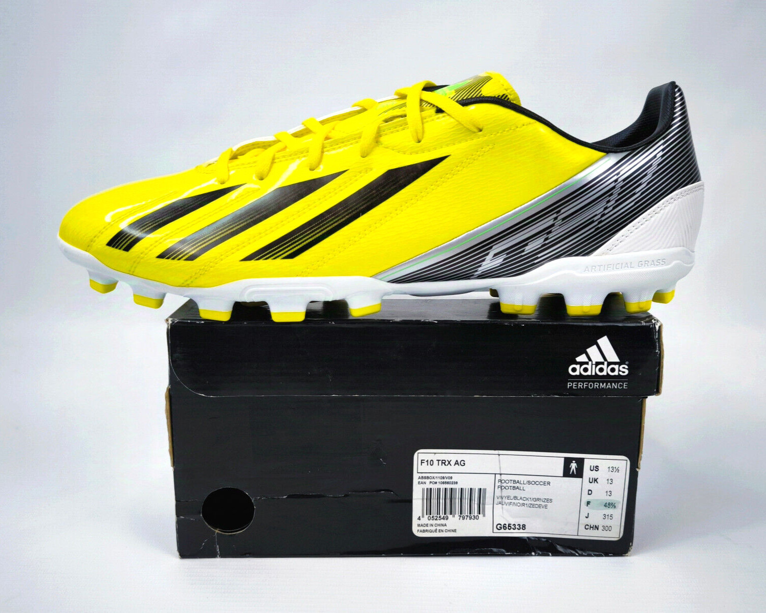 adidas F50 F10 TRX AG 2012 Fussball Schuhe Gr. EUR 48 2/3 / UK 13 G65338 neu