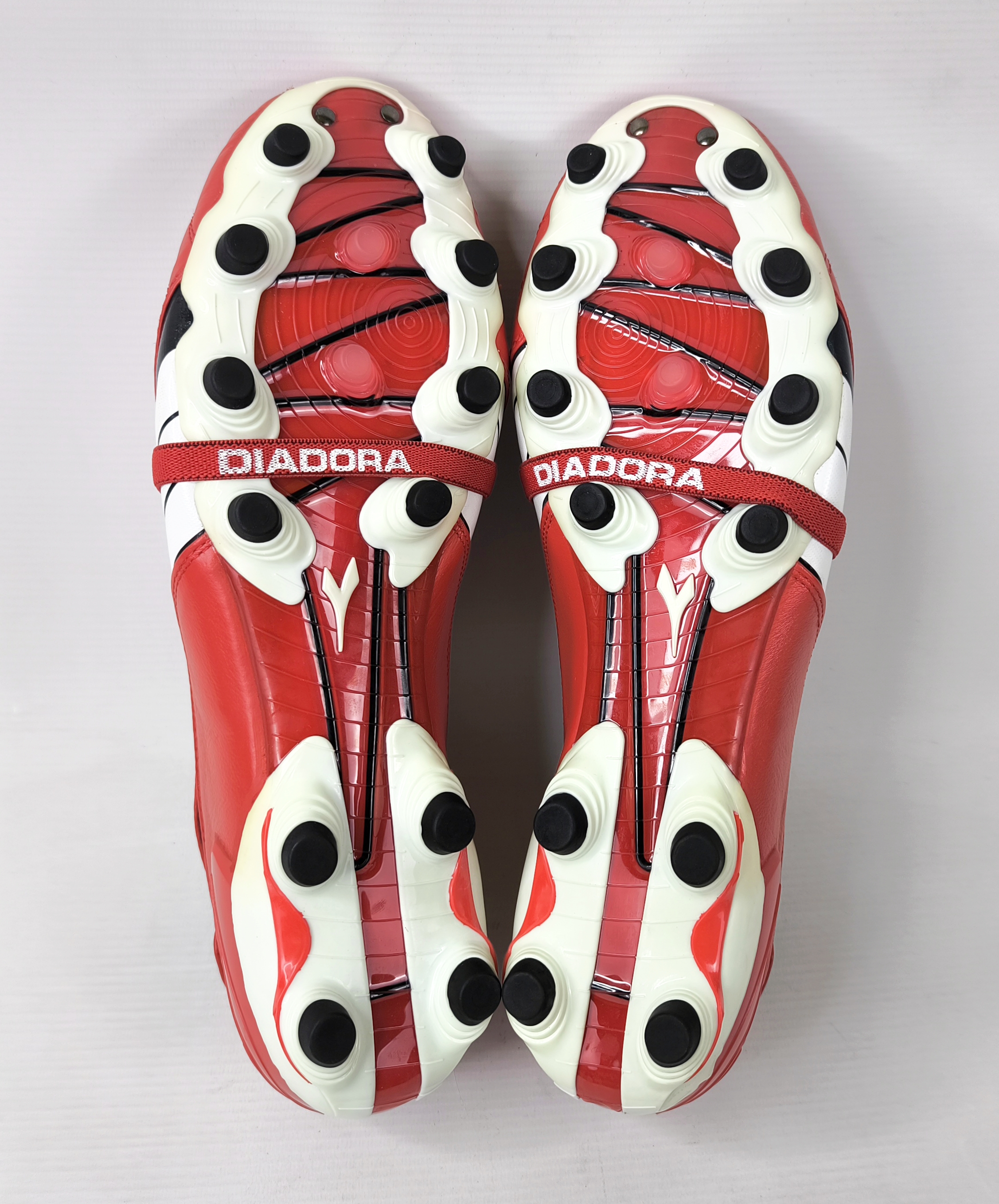 Diadora LX K-Pro 2 MG 14 Fussball Schuhe EUR 46 / UK 11.5 rot 152089 K-Leder