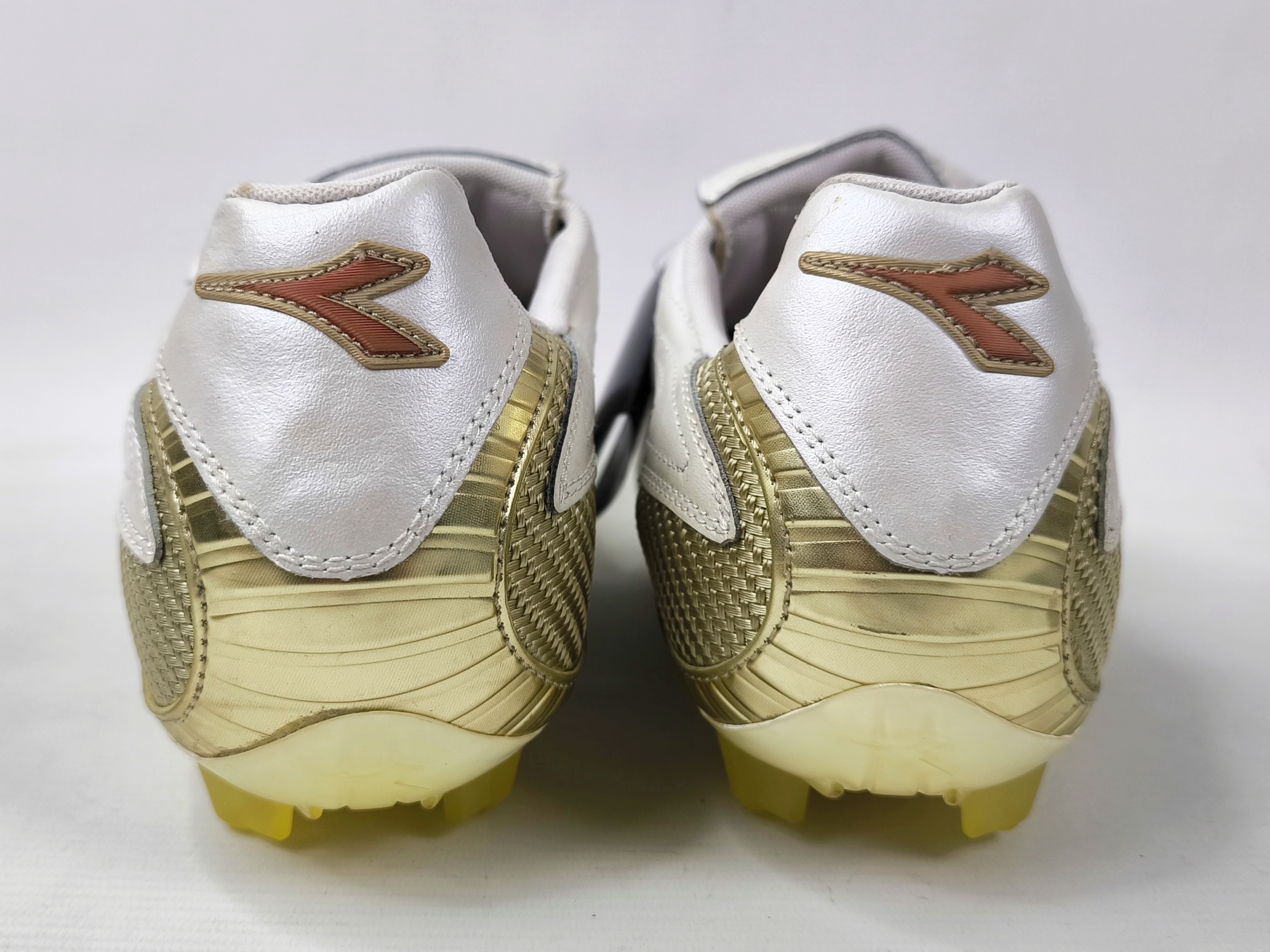 Diadora Maximus K RTX 14 Fussball Schuhe EUR 46 / UK 11.5 silber 145229 K-Leder