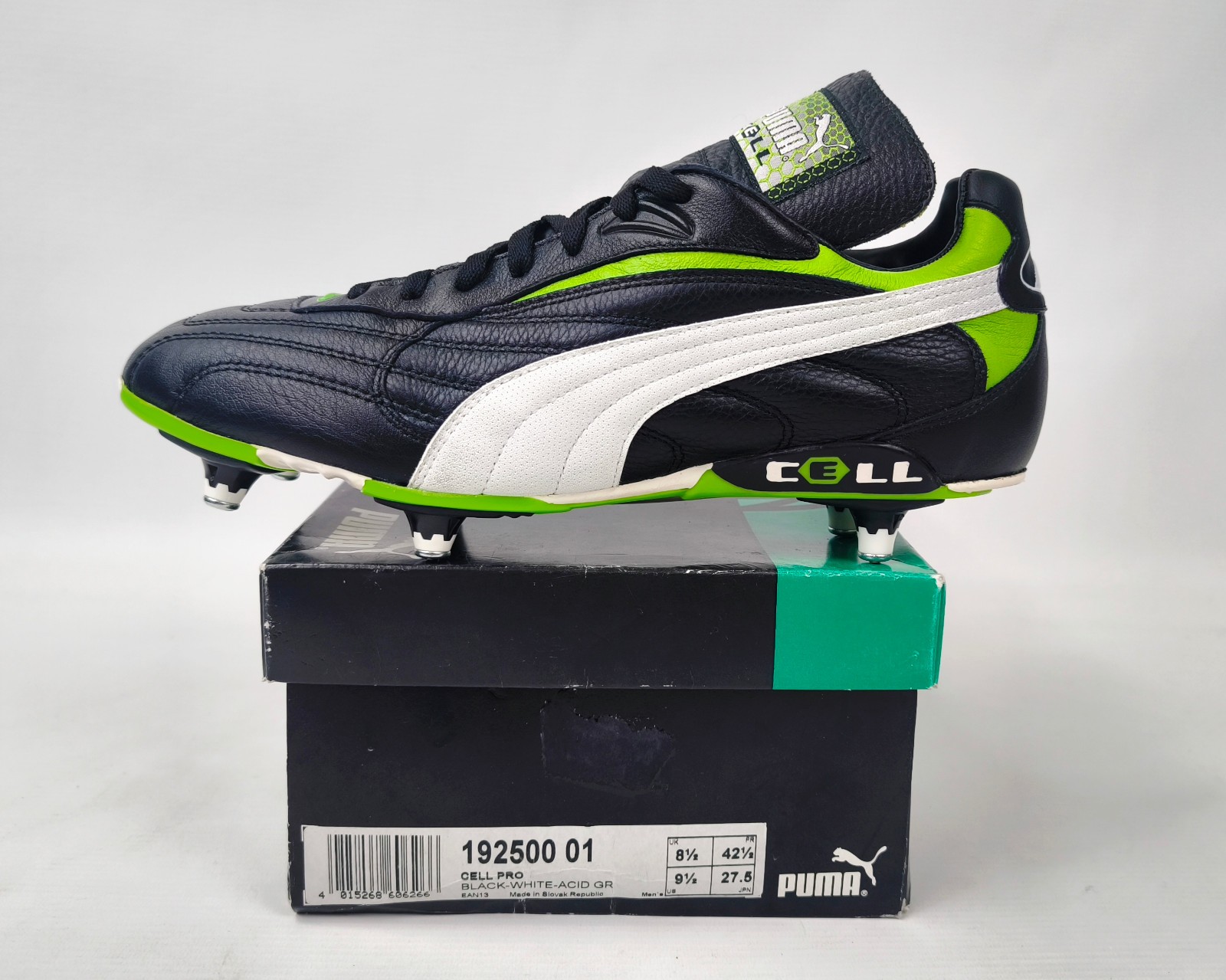 Puma Cell Pro Fussball-Schuhe Gr. 42.5 / UK 8.5 Made in Slovak Republic 192500